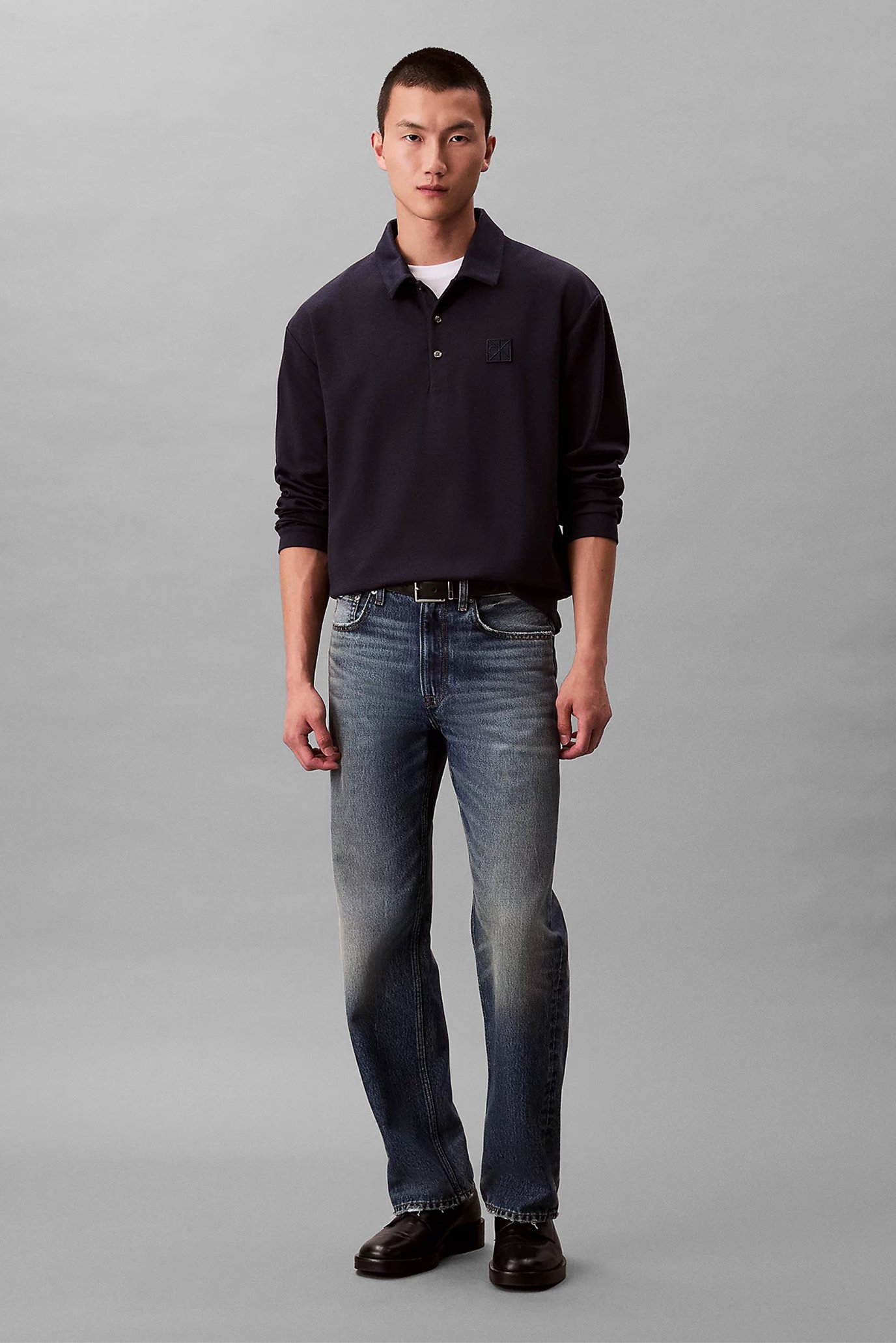 Поло с длинным рукавом LS Stretch Wool Blend Interlock 2