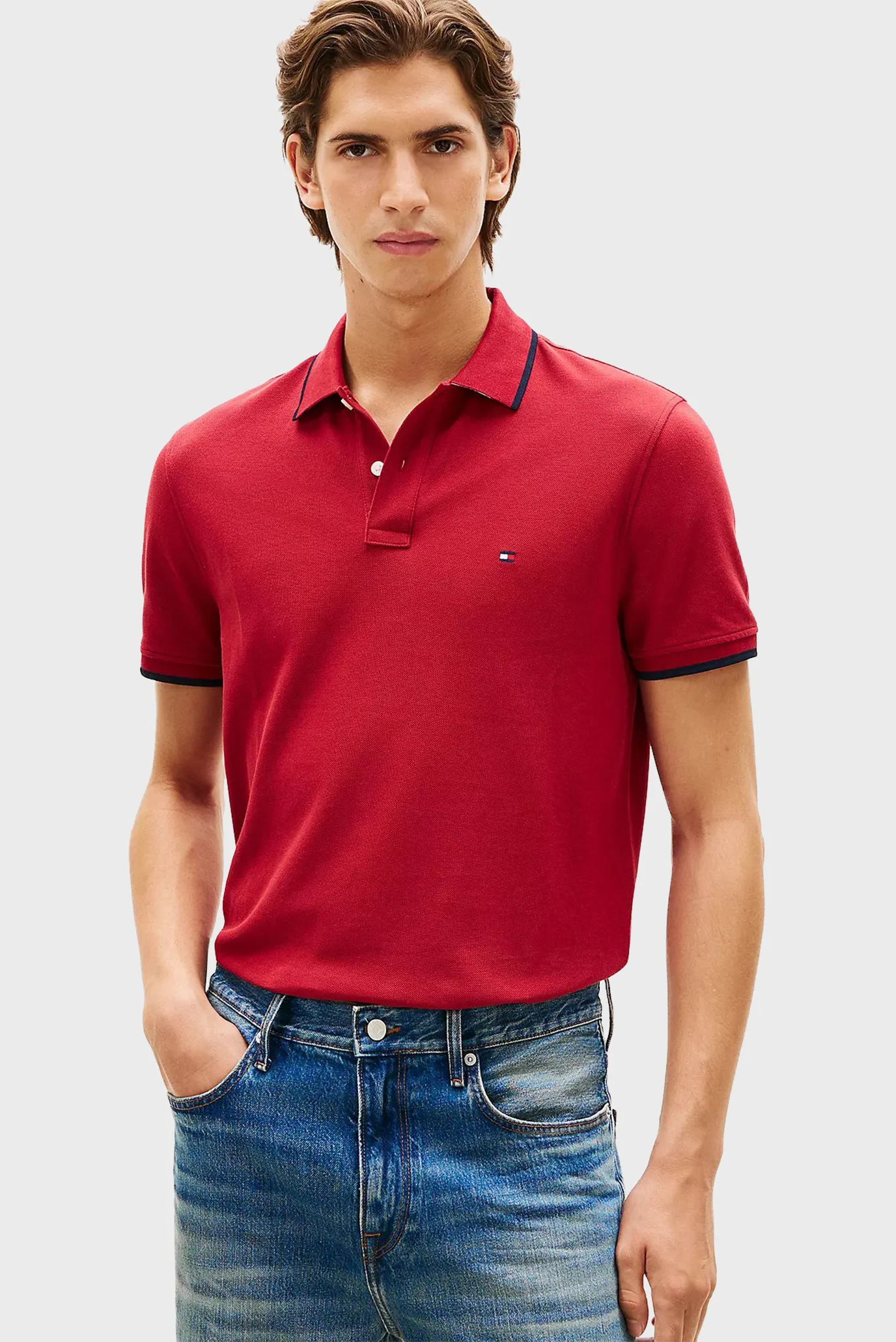 Поло PIQUE UNDERCOLLAR REG POLO 1