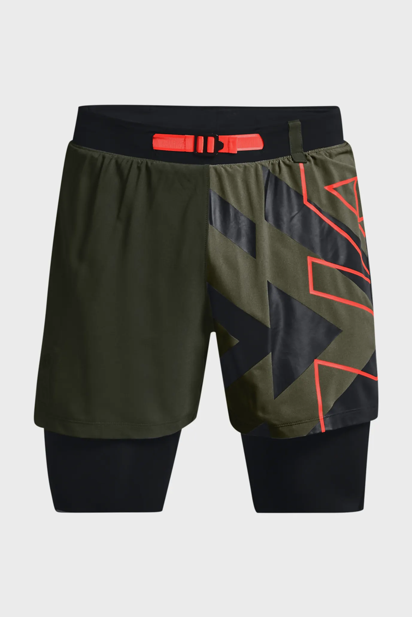 Мужские зеленые шорты UA Run Anywhere Short 11