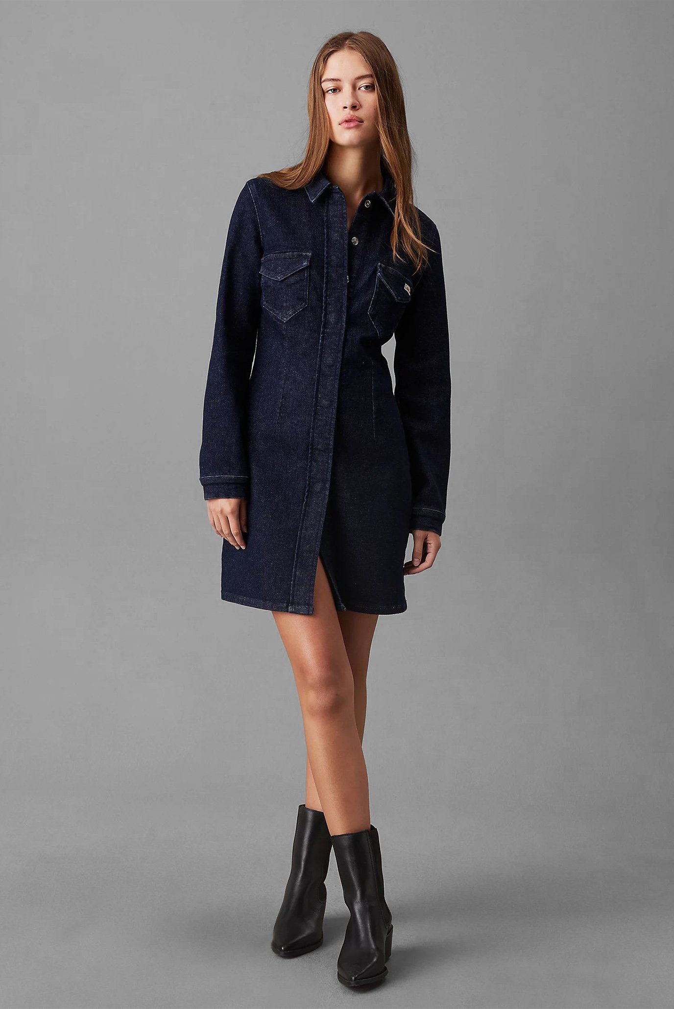 Рубашка DARTED LEAN SHIRT DENIM DRESS 1