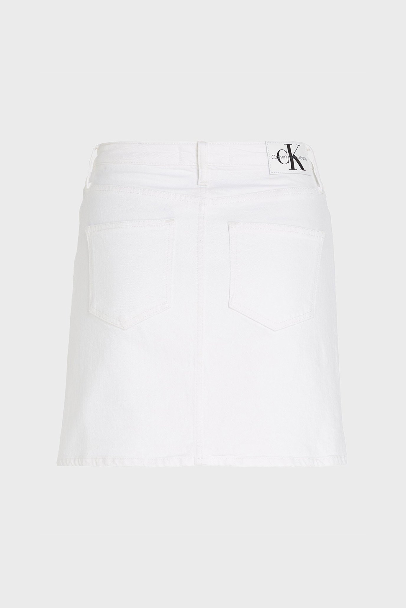 Женская белая джинсовая юбка HR A-LINE MINI 7