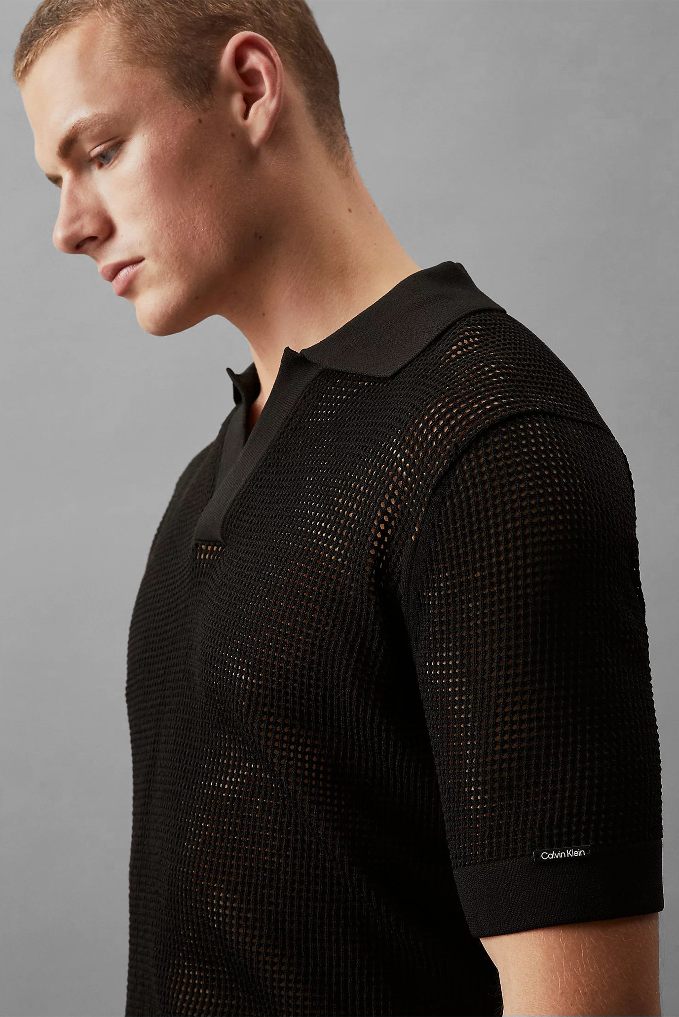 Поло OPEN KNIT POLO 4