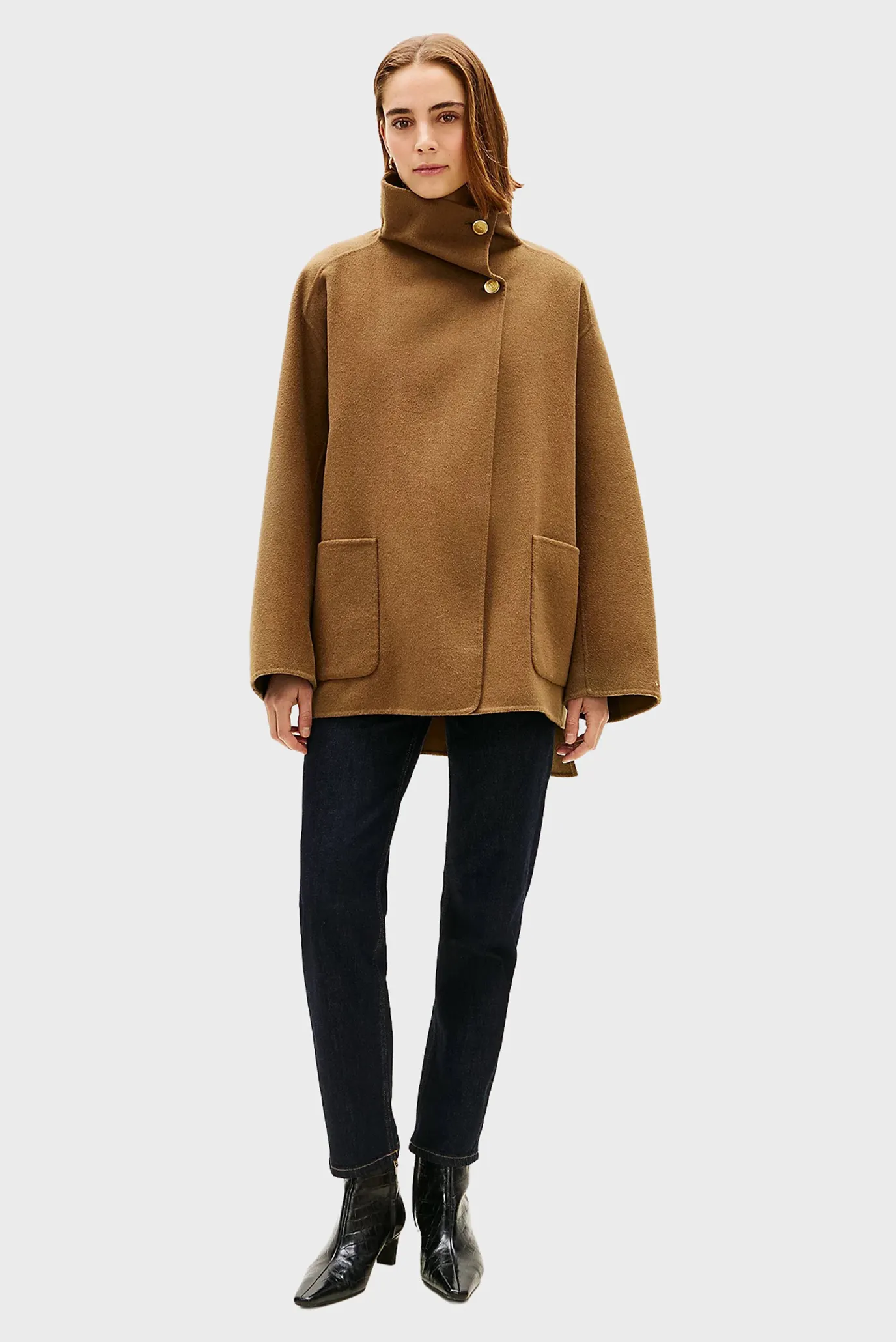 Пальто DF WOOL GB FUNNEL NK COAT 3