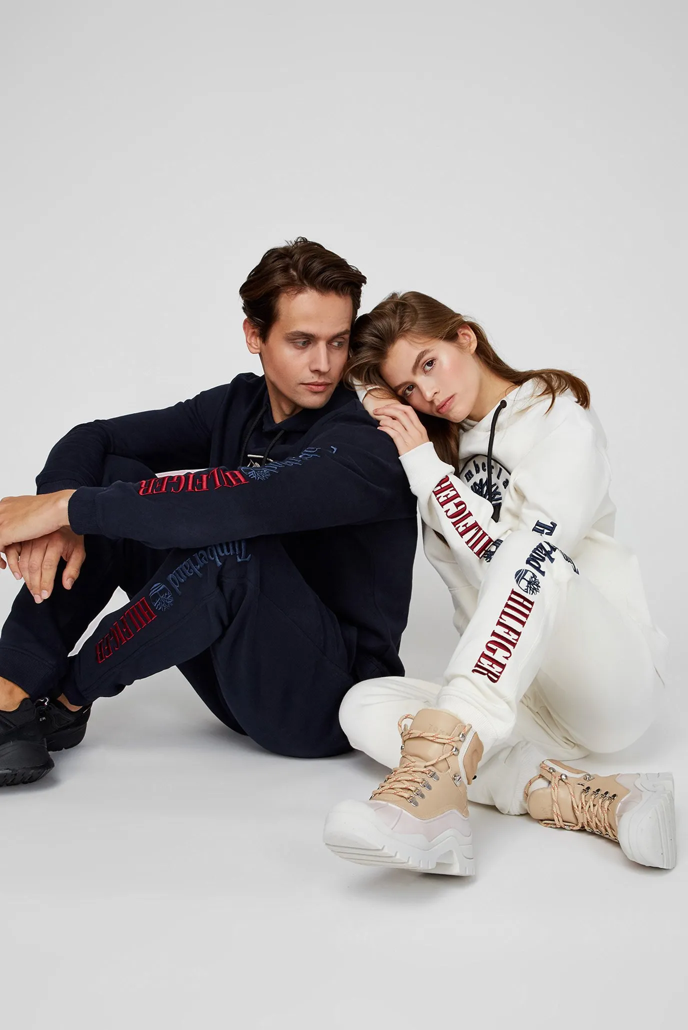 Женские белые спортивные брюки Tommy Hilfiger x Timberland 12
