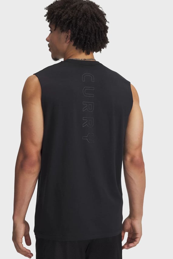 Мужская черная майка Curry SLVS Tee