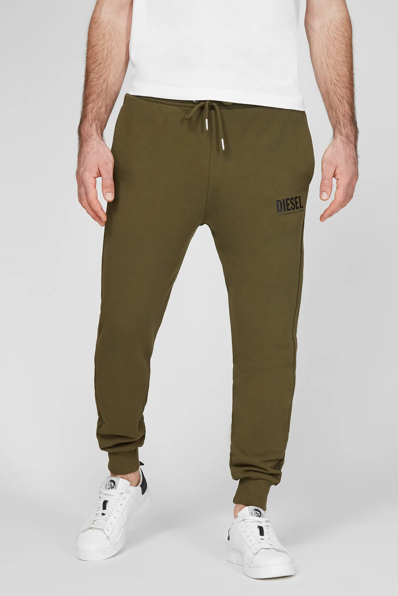 Мужские зеленые спортивные брюки P-TARY-LOGO 6