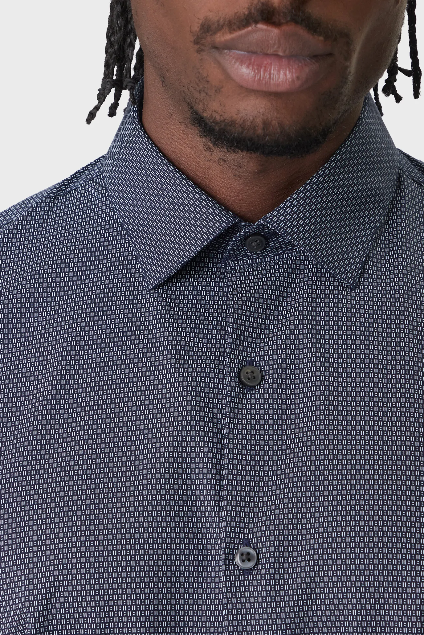 Рубашка/SLIM ESNTL POPLIN STR PRT 4