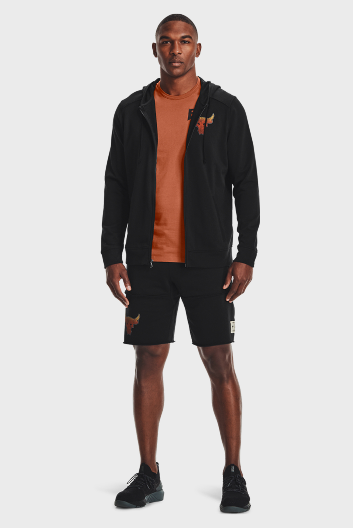 UA Pjt Rock Terry FZ Hoodie BLK Under Armour 1361749 001 FR Group