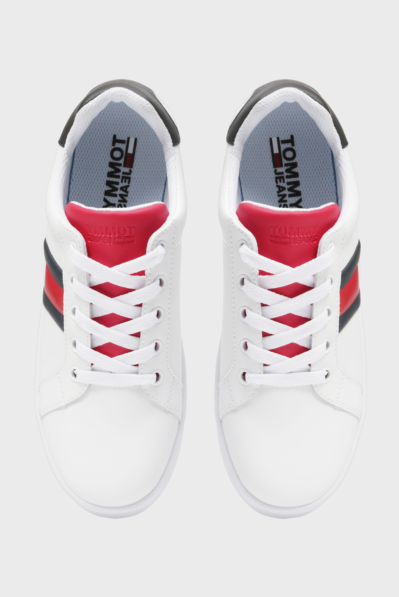 Женские белые кожаные сникеры на платформе ICON 8