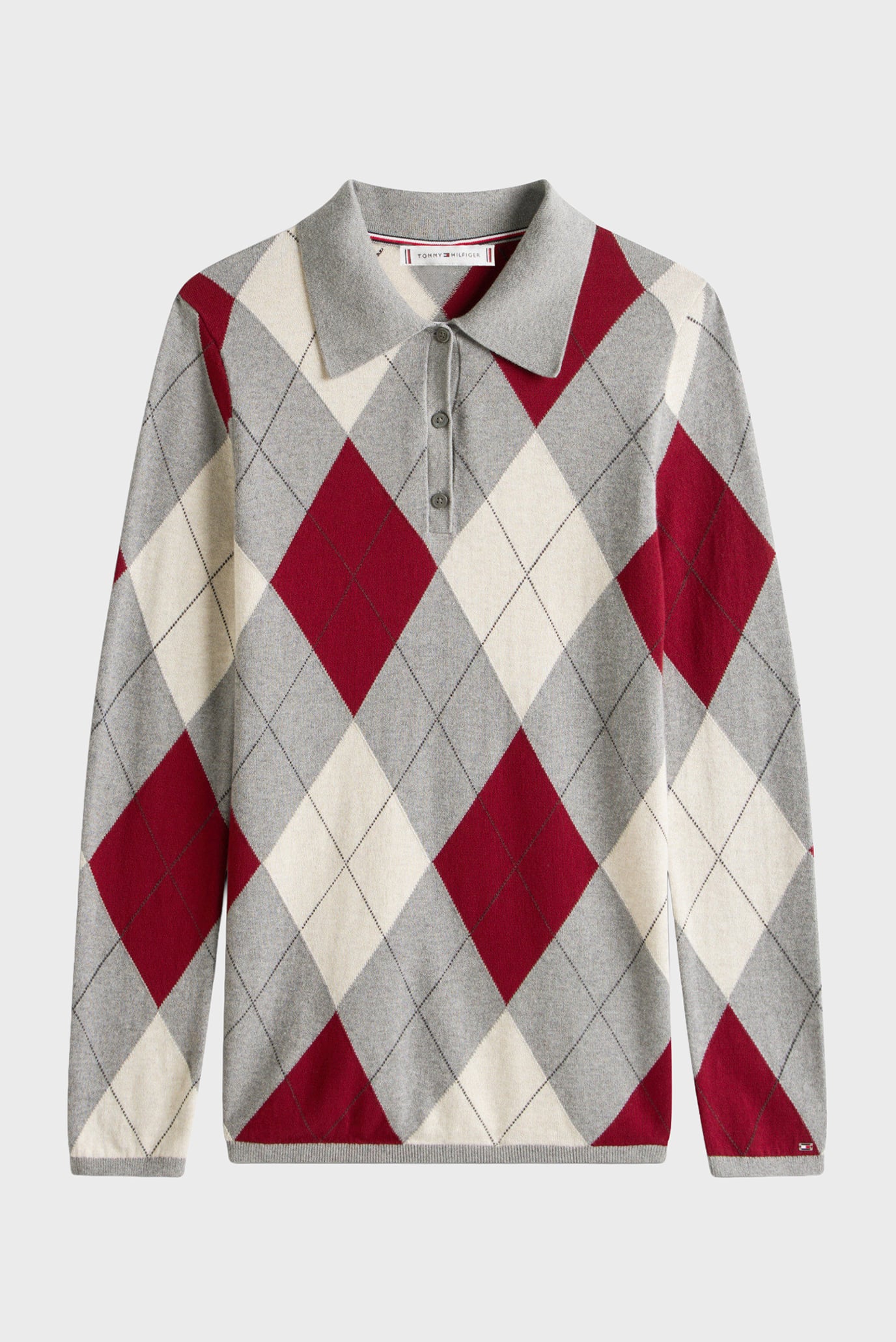 Свитер CO ARGYLE POLO-NK SWEATER 5