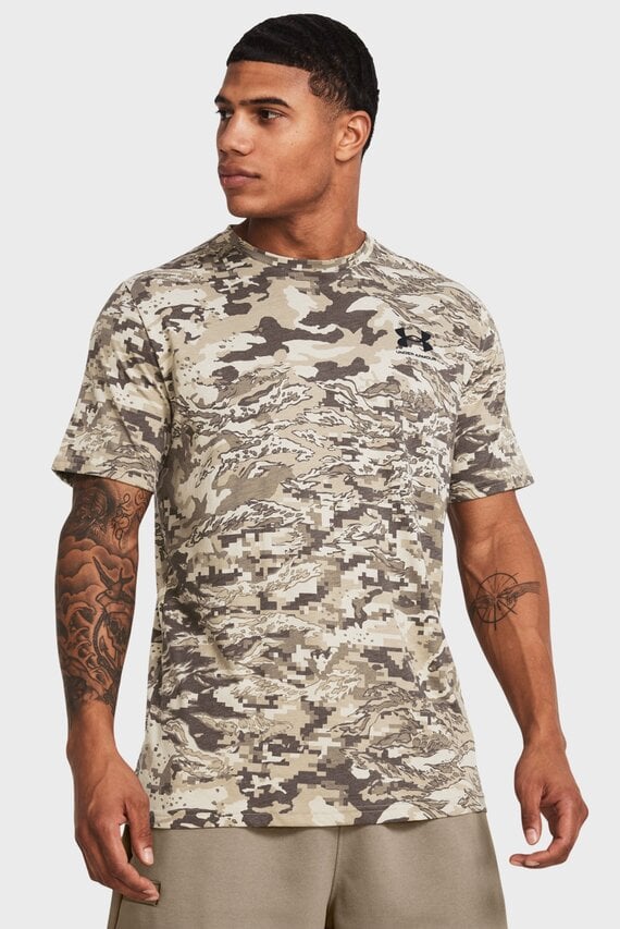 Мужская камуфляжная футболка UA ABC CAMO SS