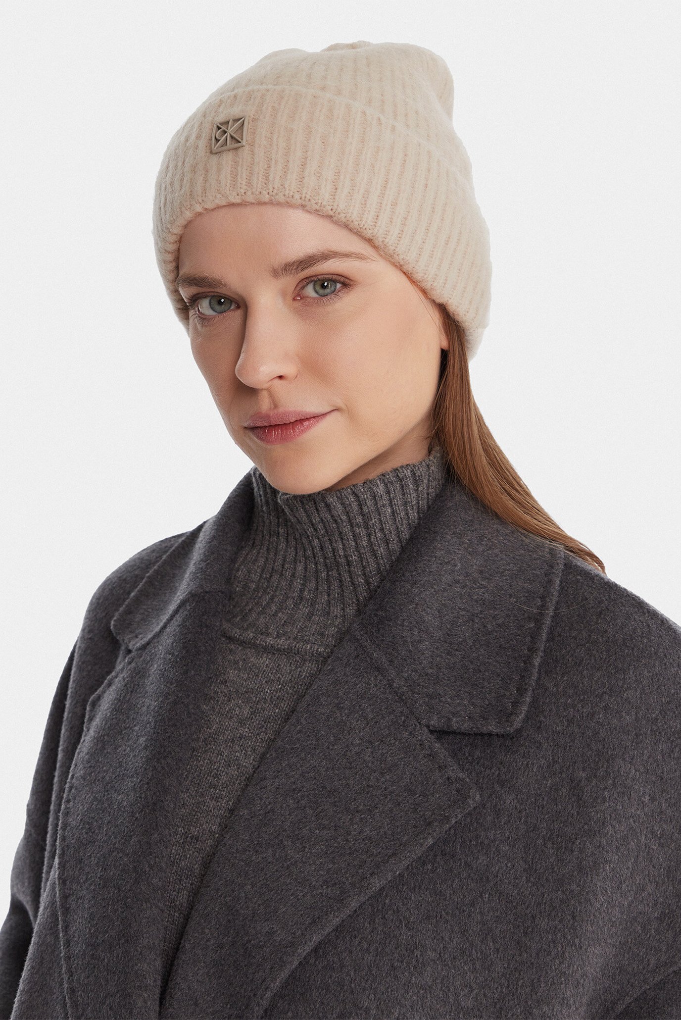 Шапка EMBLEM BRUSHED POMPOM BEANIE 2