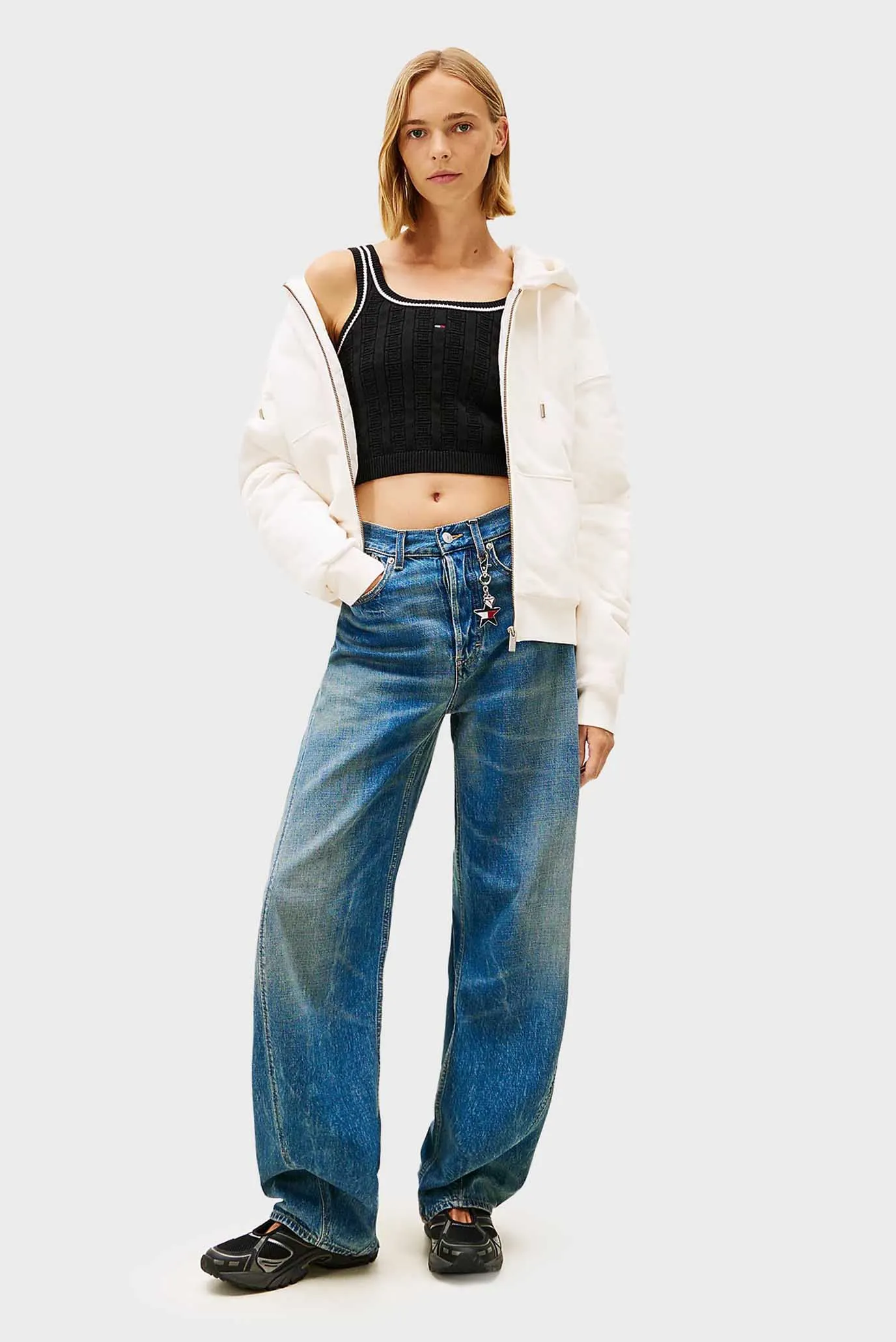 Топ TJW FLAG CABLE CROPPED TANK 2