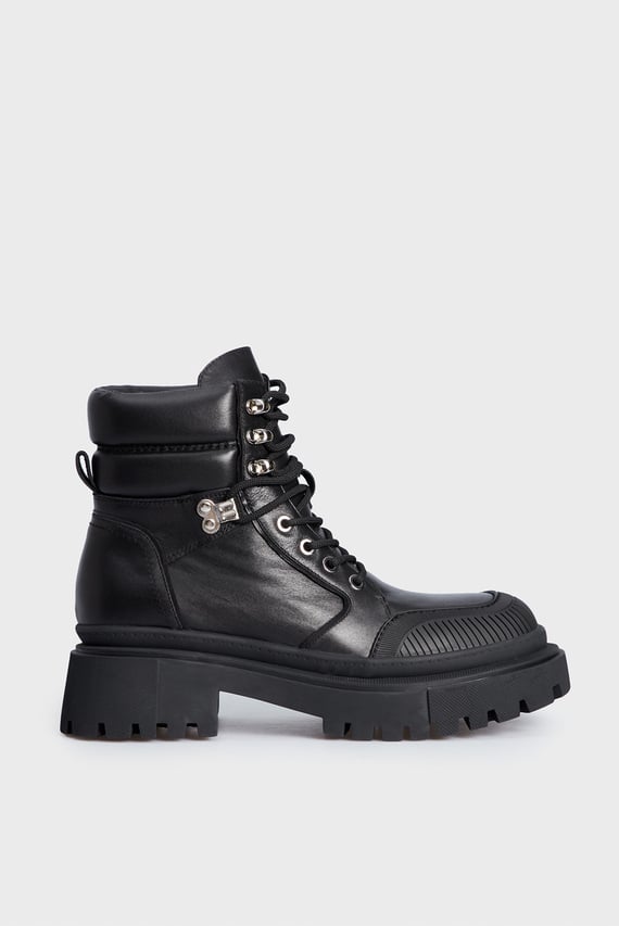 Женские черные кожаные хайкеры Harlow PRPY