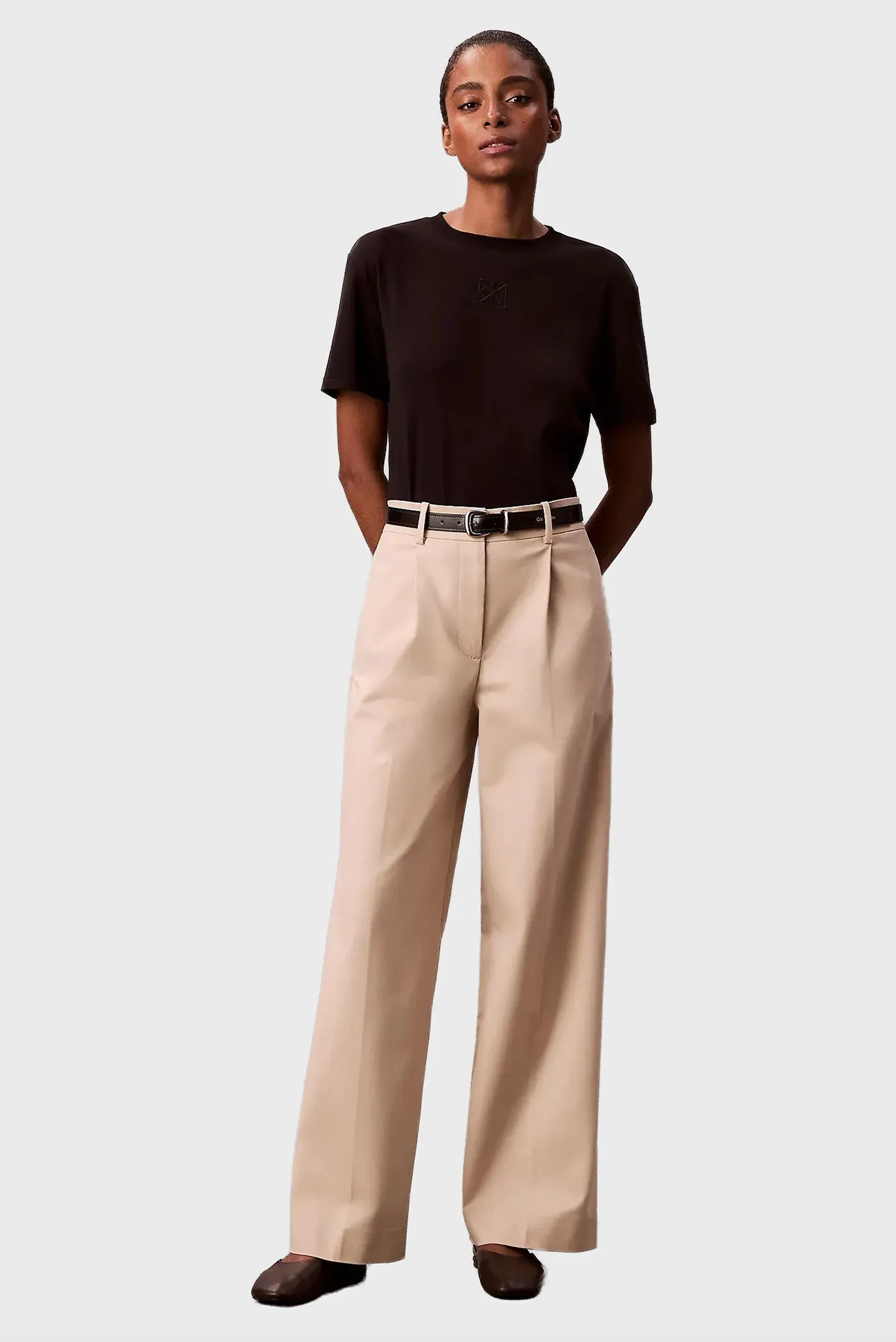 Штаны STRETCH CHINO W  PLEAT - WIDE LE 2