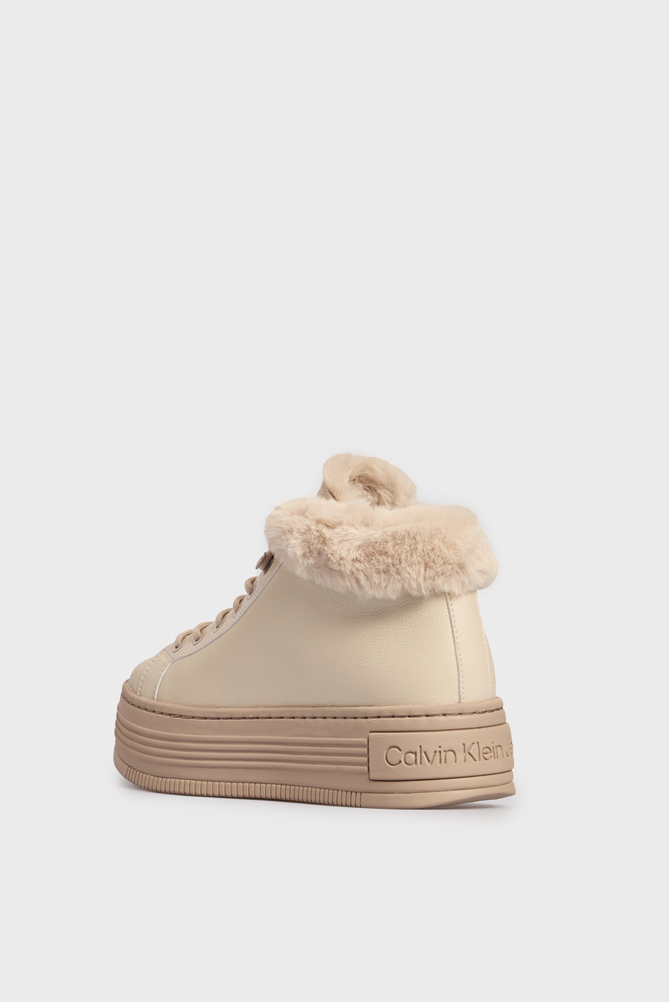 Женские бежевые хайтопы BOLD PLATF LOW LACEUP MG LTH 5