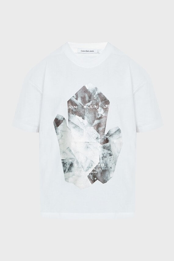 Футболка DIAMOND GRAPHIC BOYFRIEND TEE Calvin Klein Jeans
