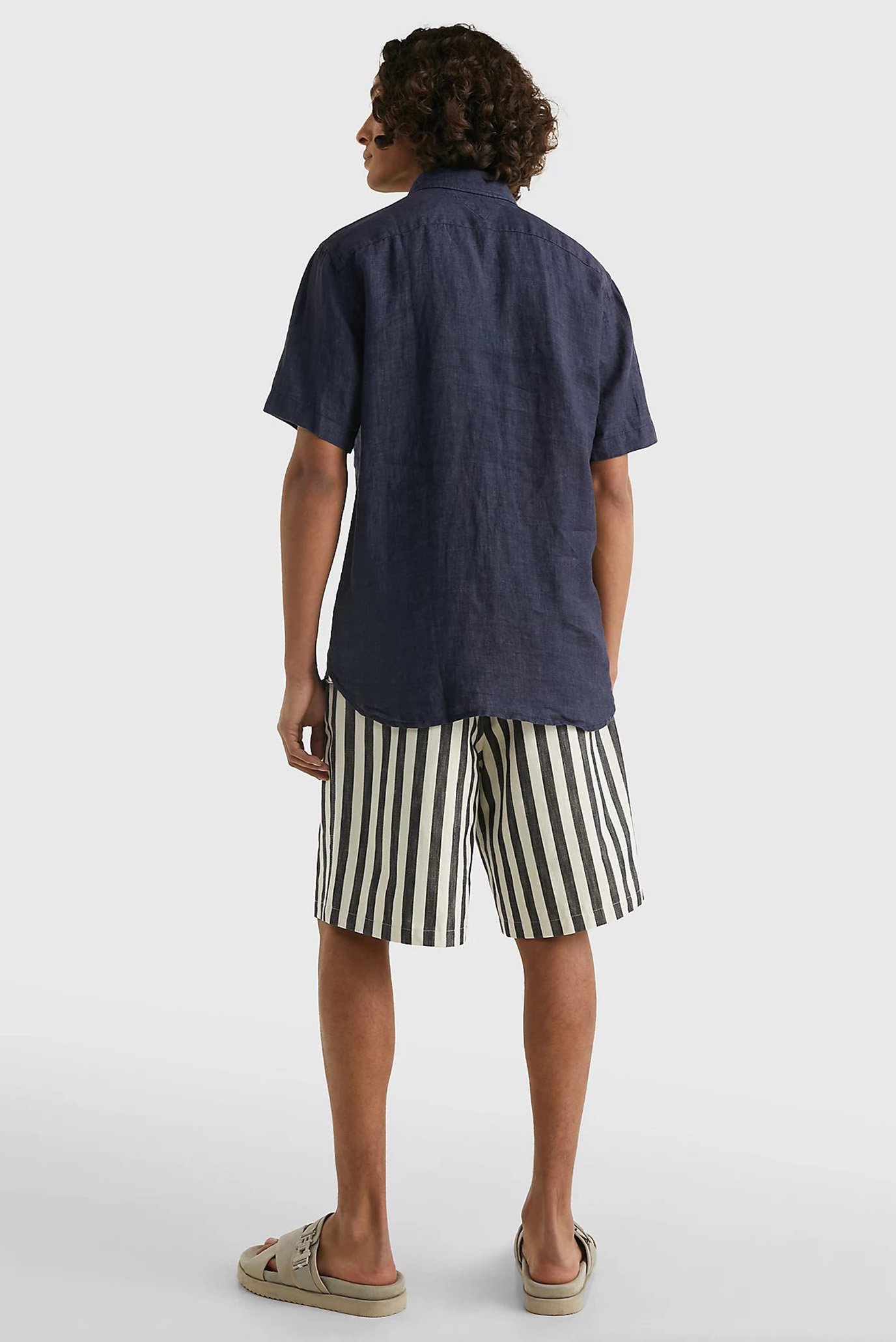 Рубашка с коротким рукавом PIGMENT DYED LINEN RF SHIRT S S 8