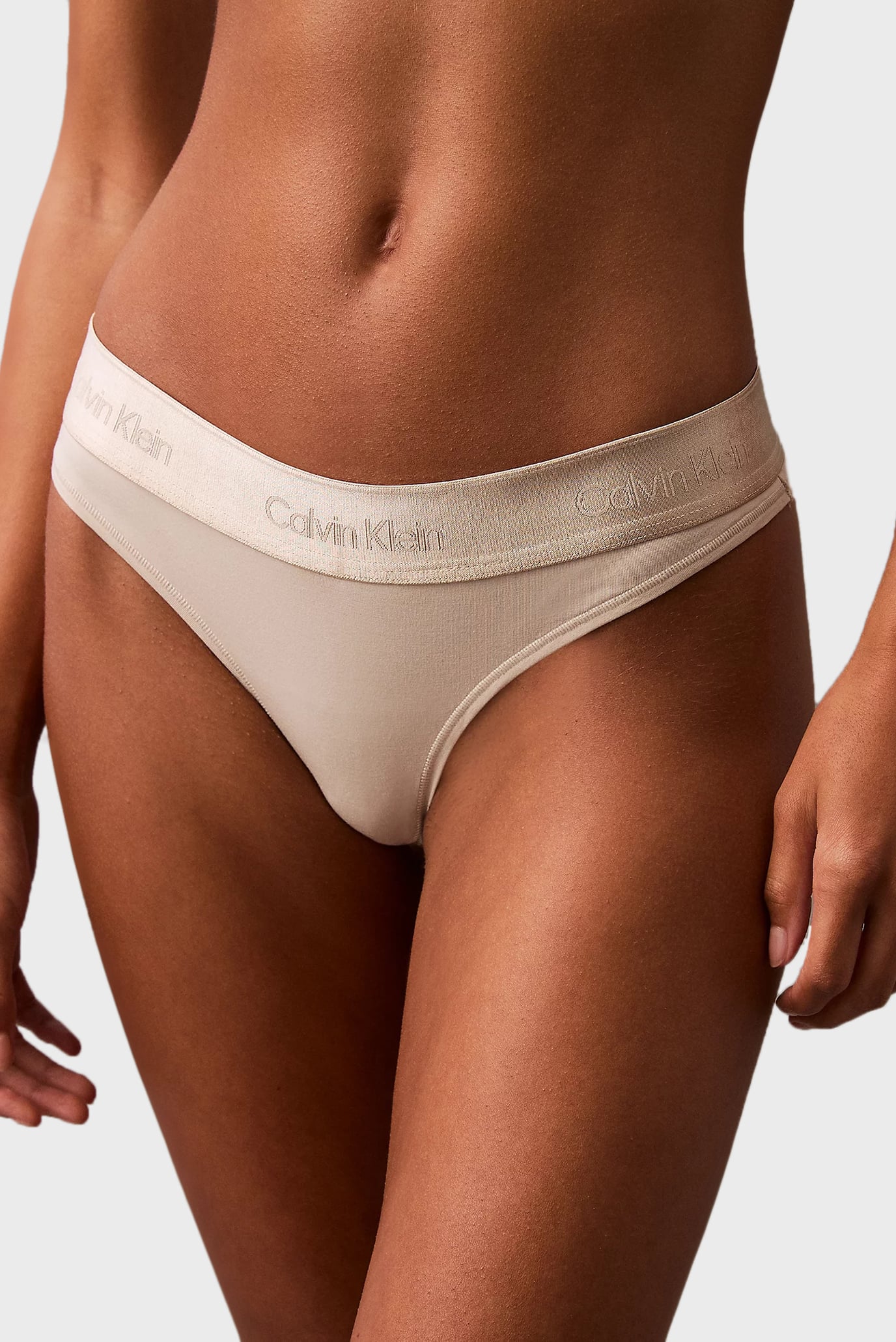 Женские бежевые трусики 5