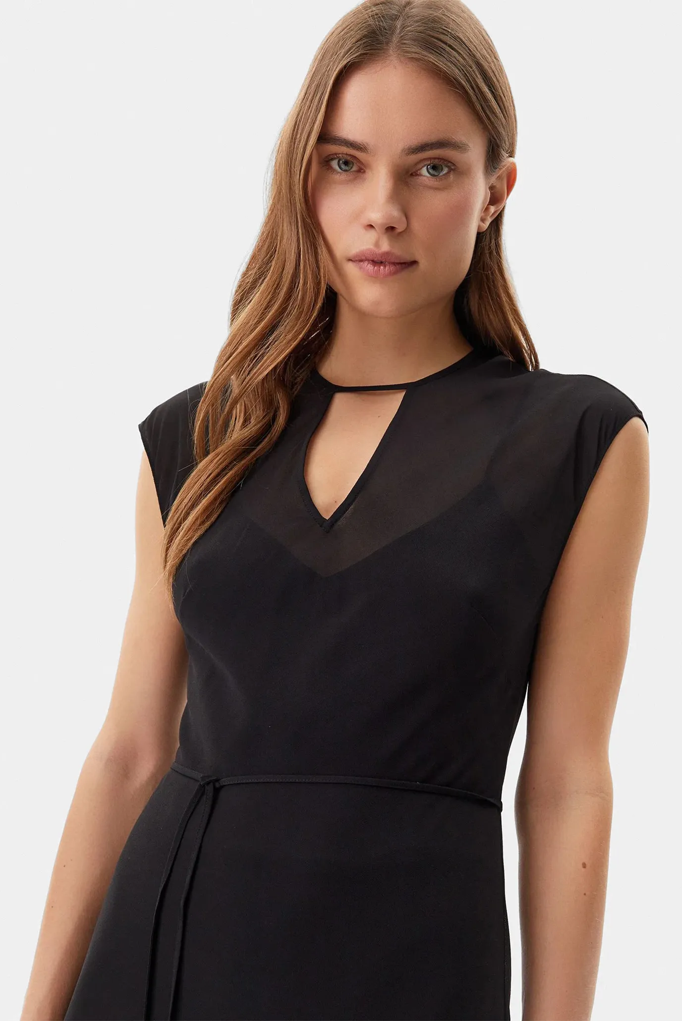 Платье SHEER GEORGETTE NS MIDI DRESS 2