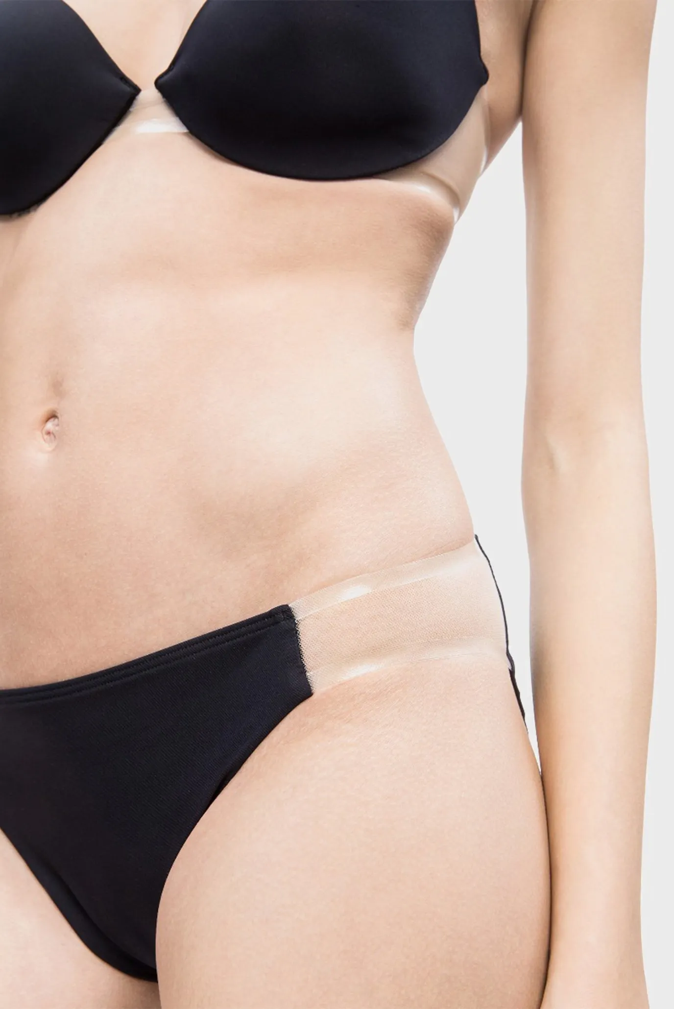 Женские черные трусики от купальника BIKINI 4