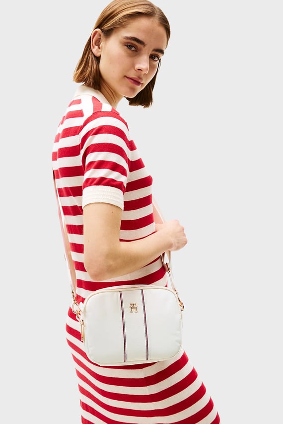 Женская белая сумка POPPY CAMERA BAG CORP