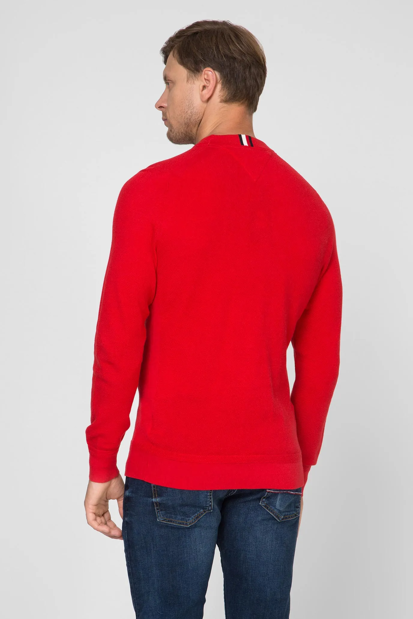 Мужской красный джемпер MOULINE RICECORN SWEATER 8