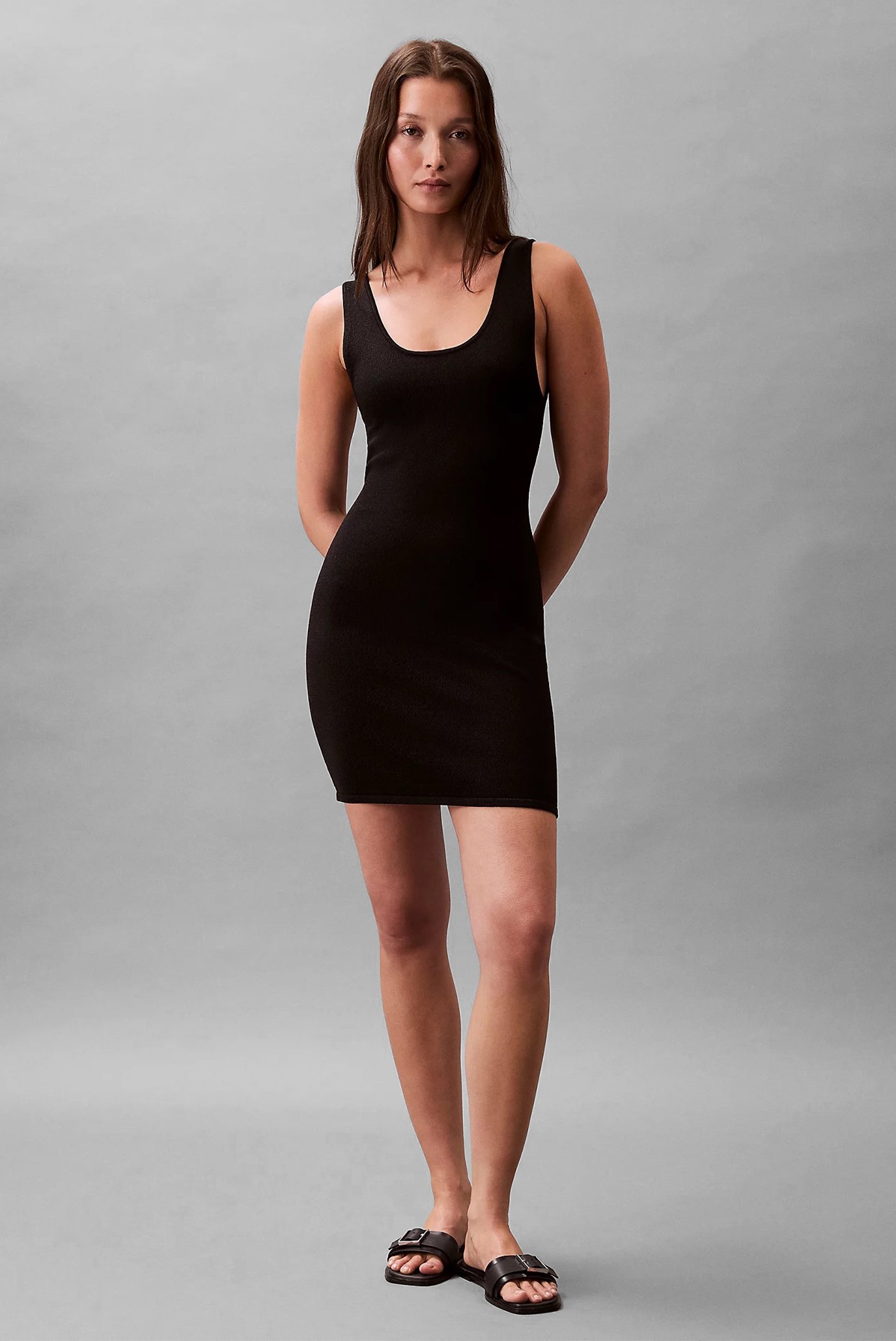 Платье Novelty Sheen Cross Back Dress 1