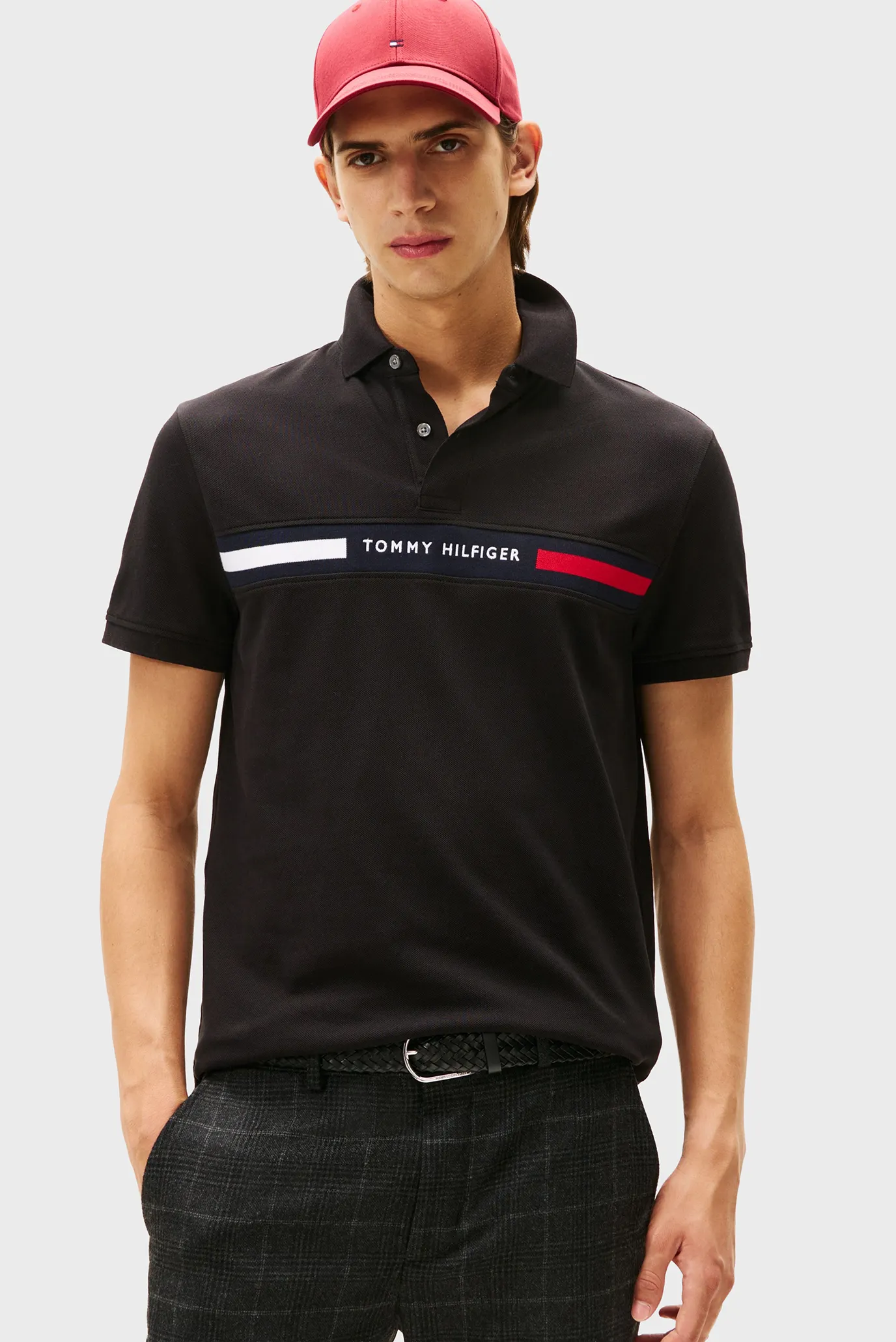 Поло HILFIGER CHEST INSERT REG POLO 1