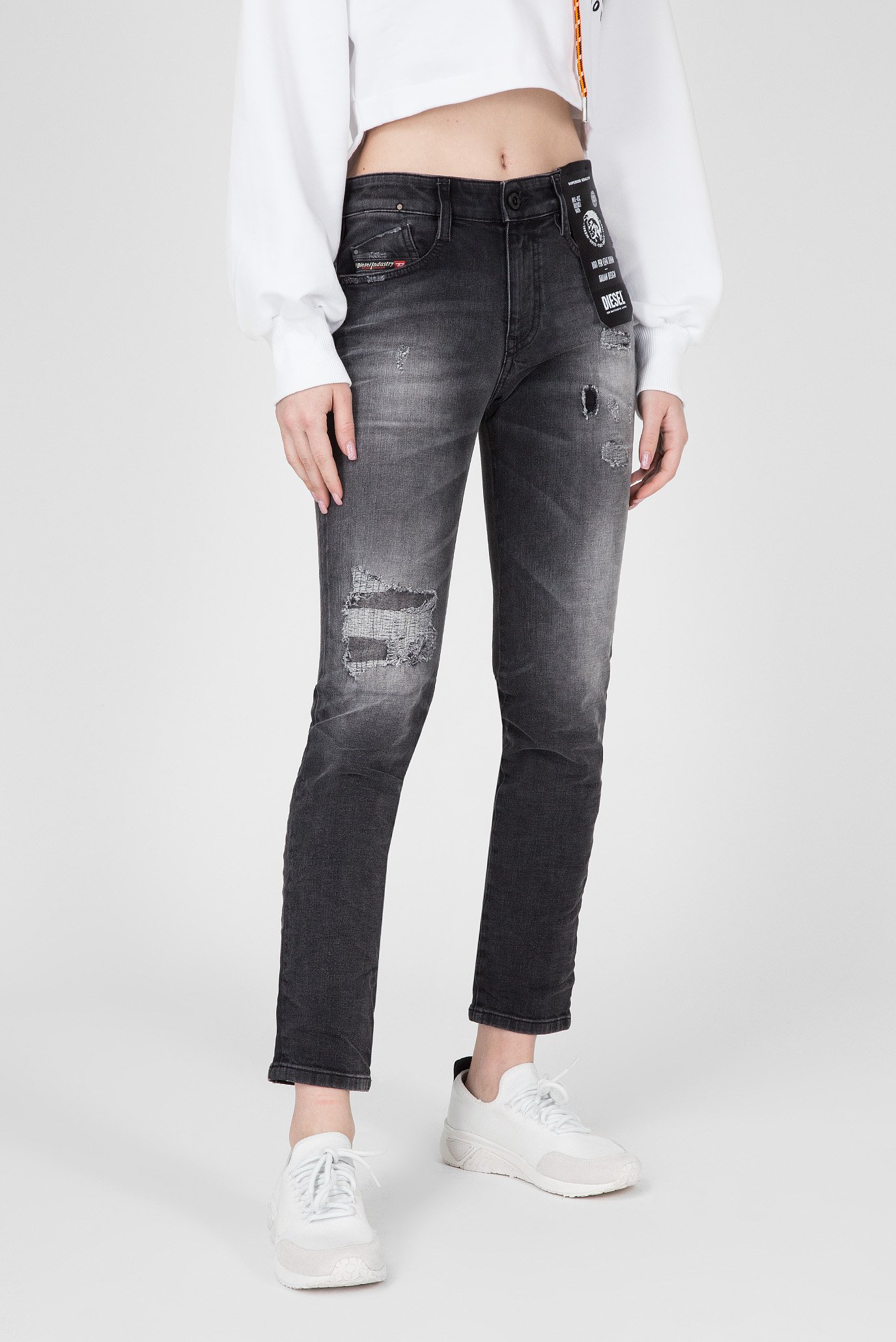 Женские черные джинсы D-RIFTY 1