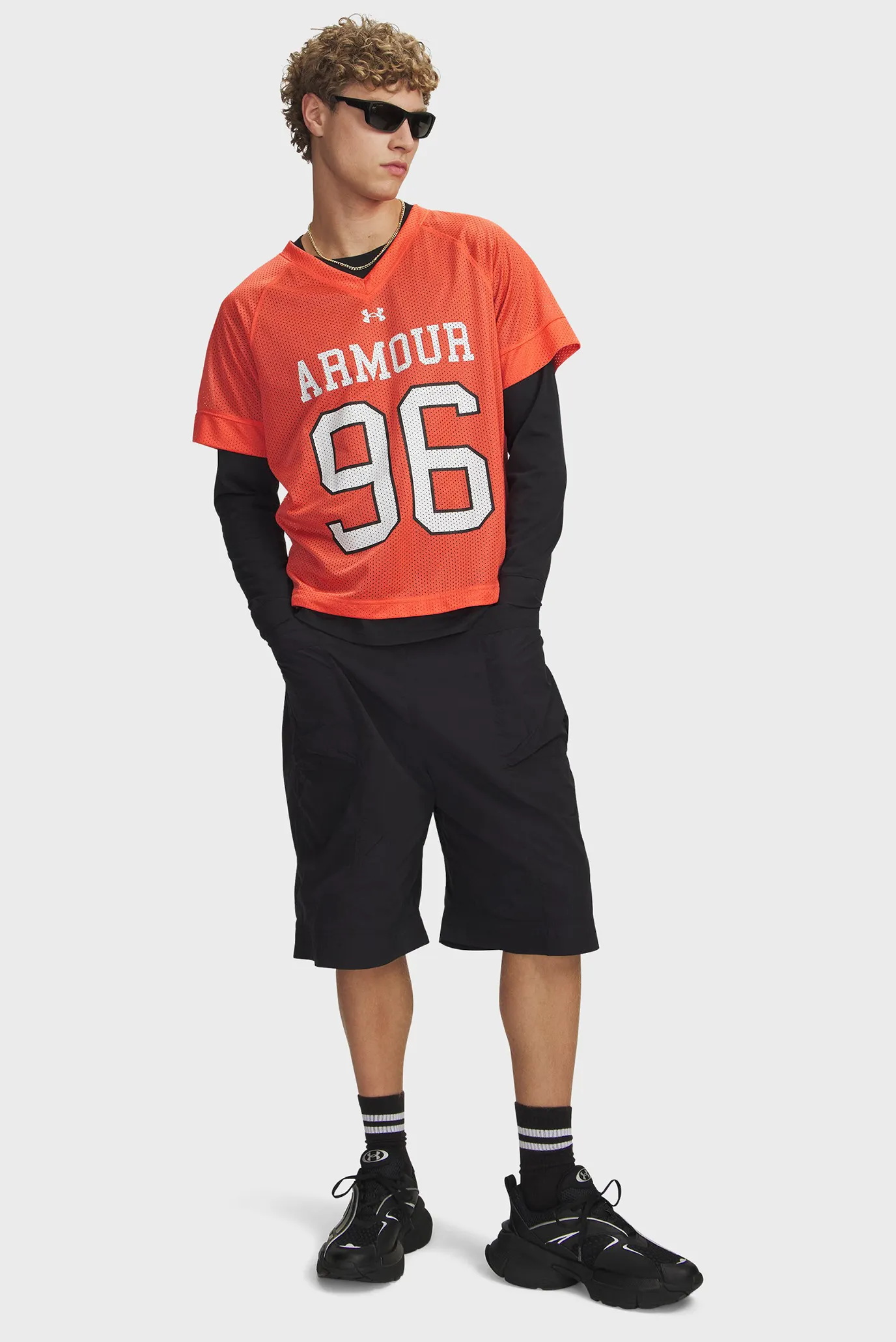 Шорты UA Hoops Woven Short-BLK 2