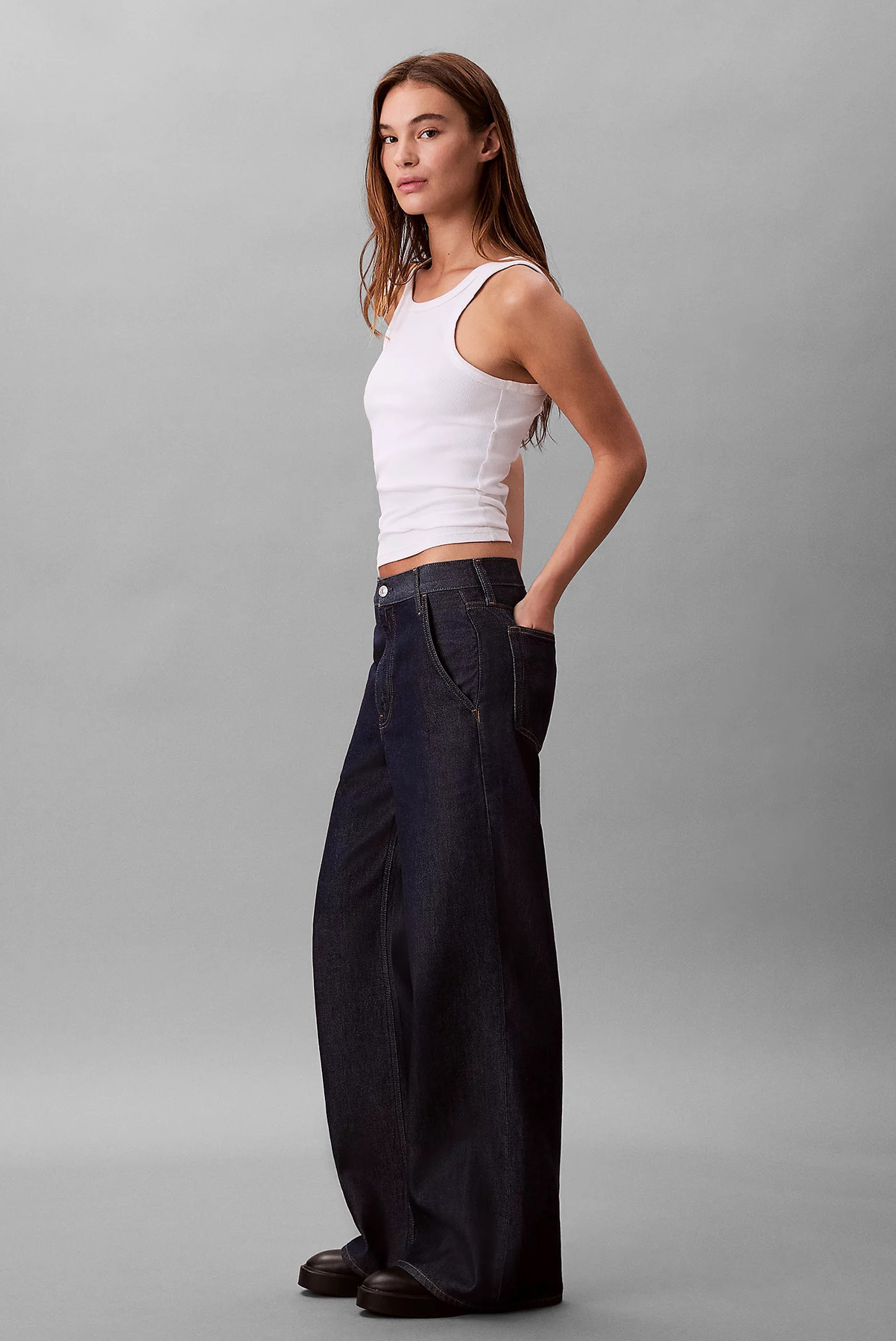 Джинсы TENCEL ULTRA HIGH WIDE LEG CLEAN 2