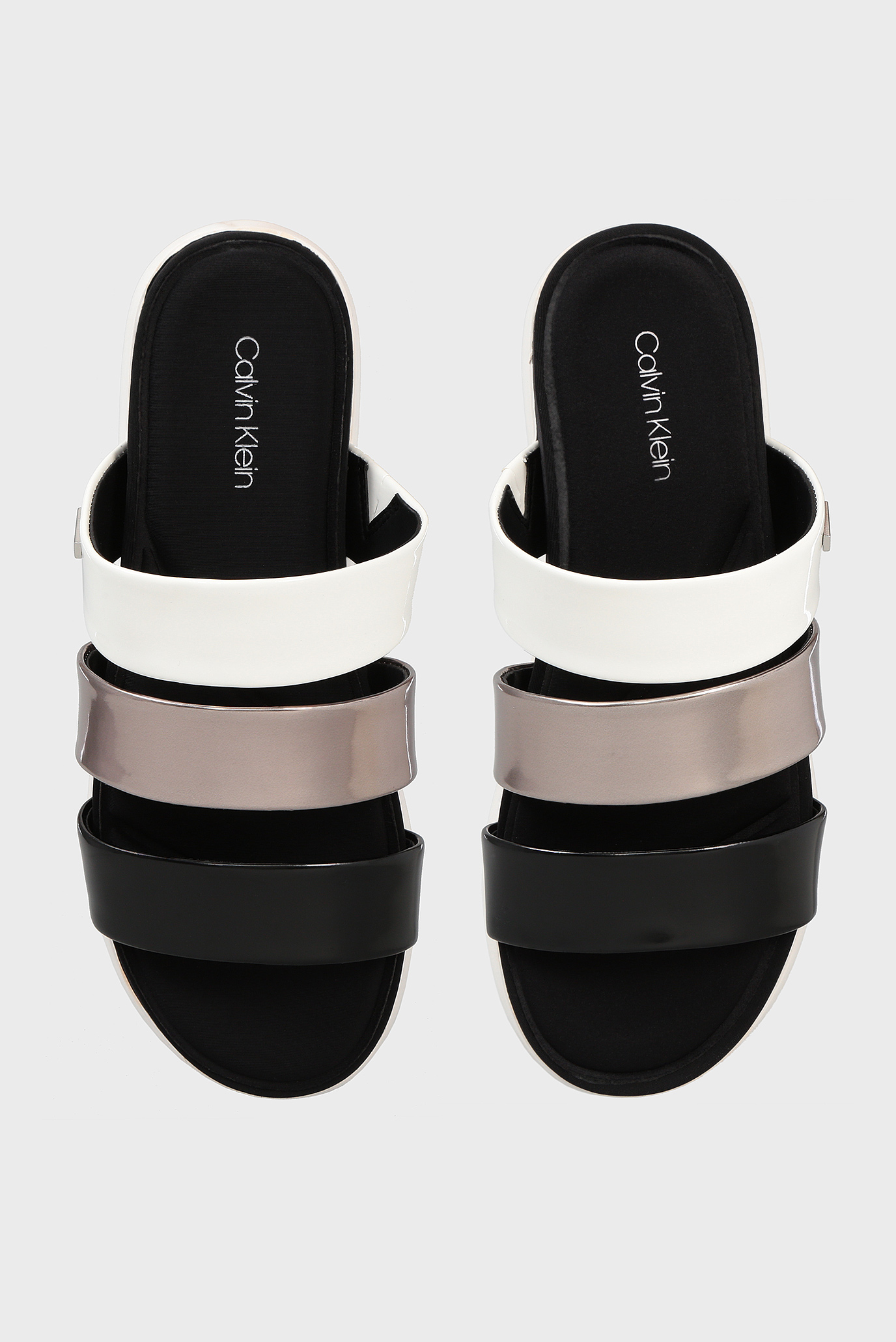 Женские черные слайдеры 8