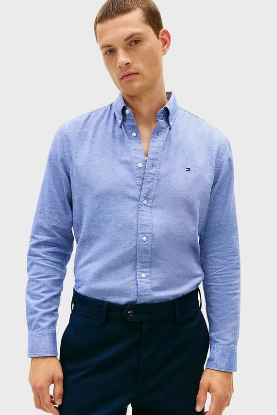 Рубашка BRUSHED LINEN TWILL RF SHIRT Tommy Hilfiger