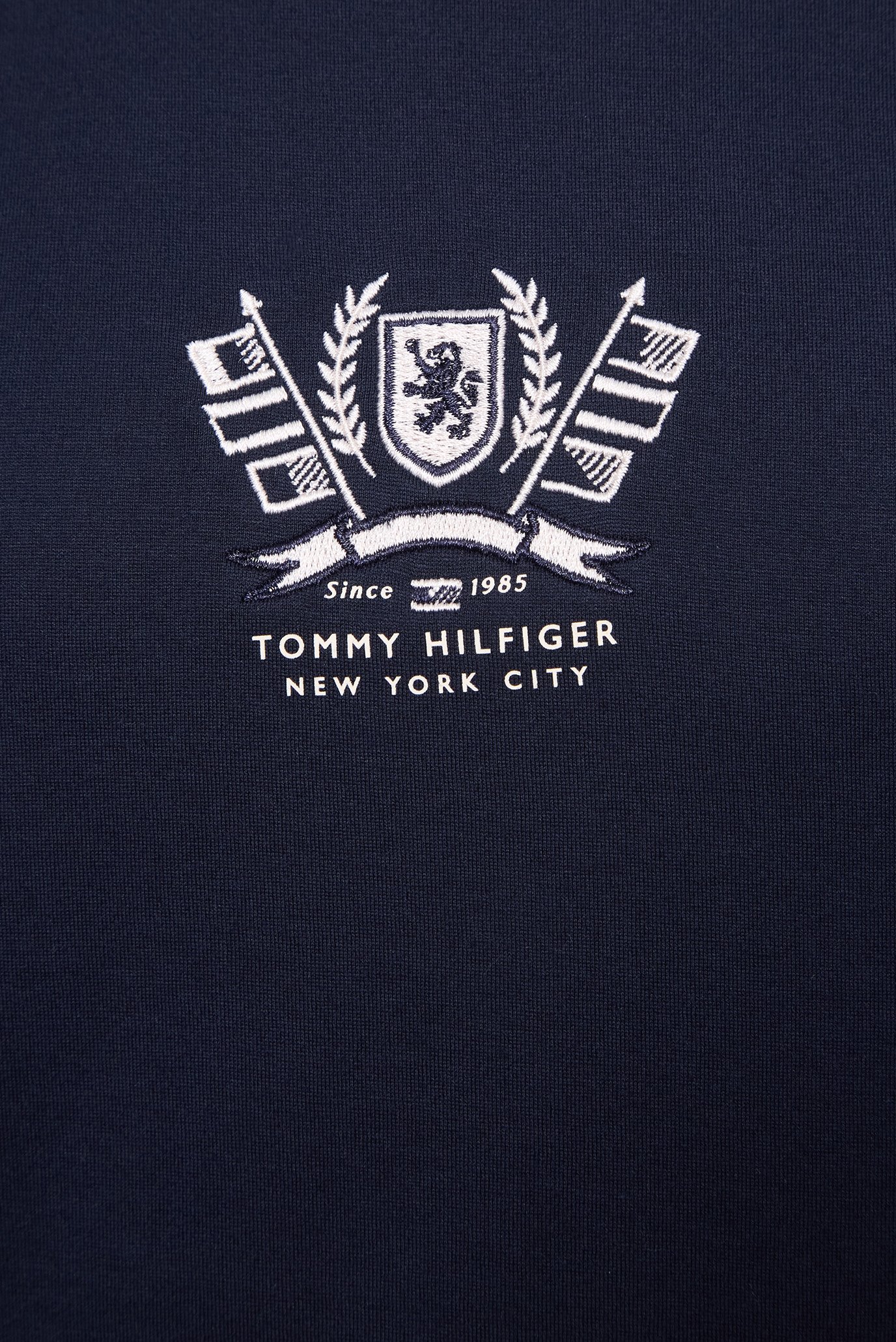 Мужская темно-синяя футболка CREST EMBRO 3