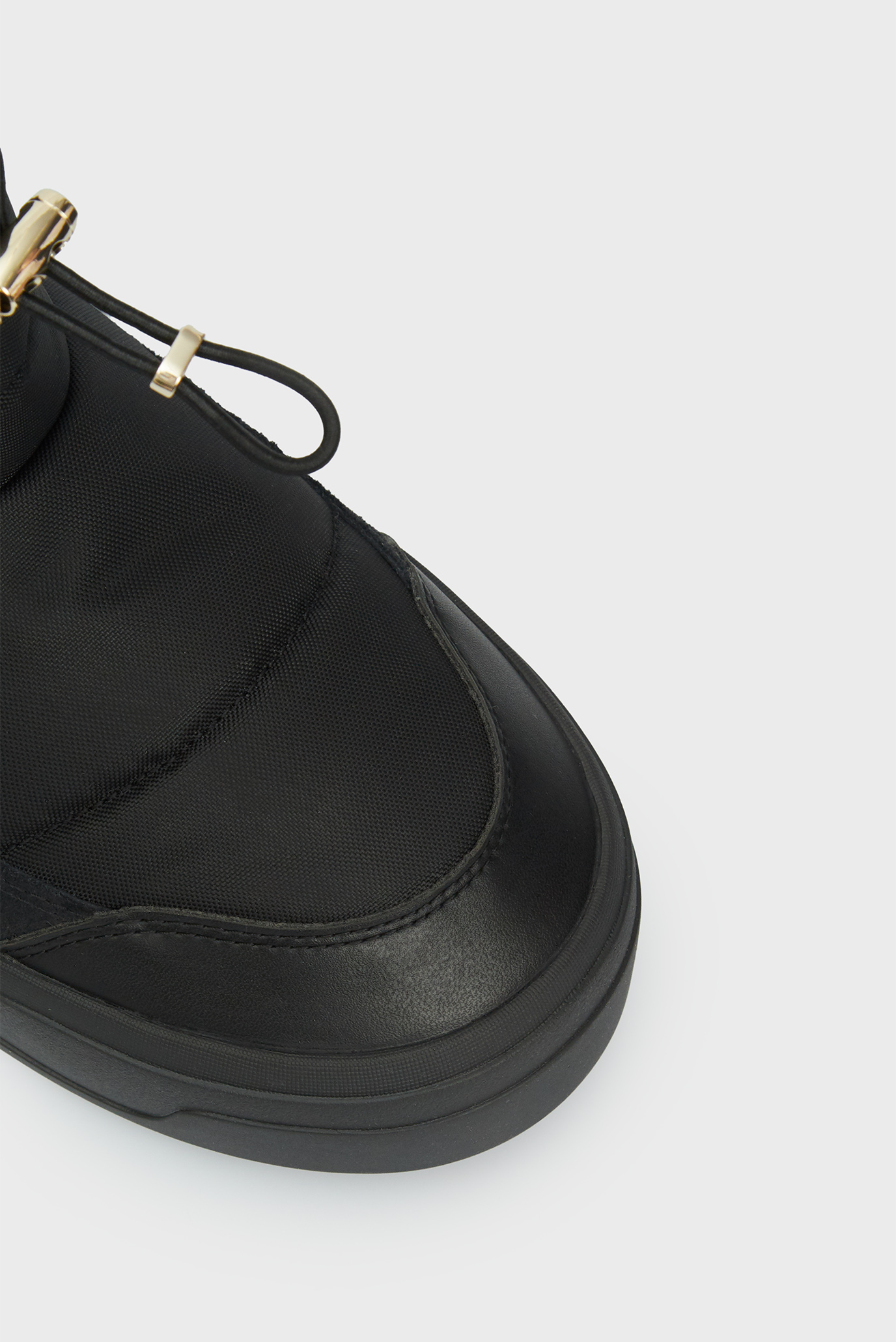 Женские черные дутики FLAG NYLON MINI SNOWBOOT 4