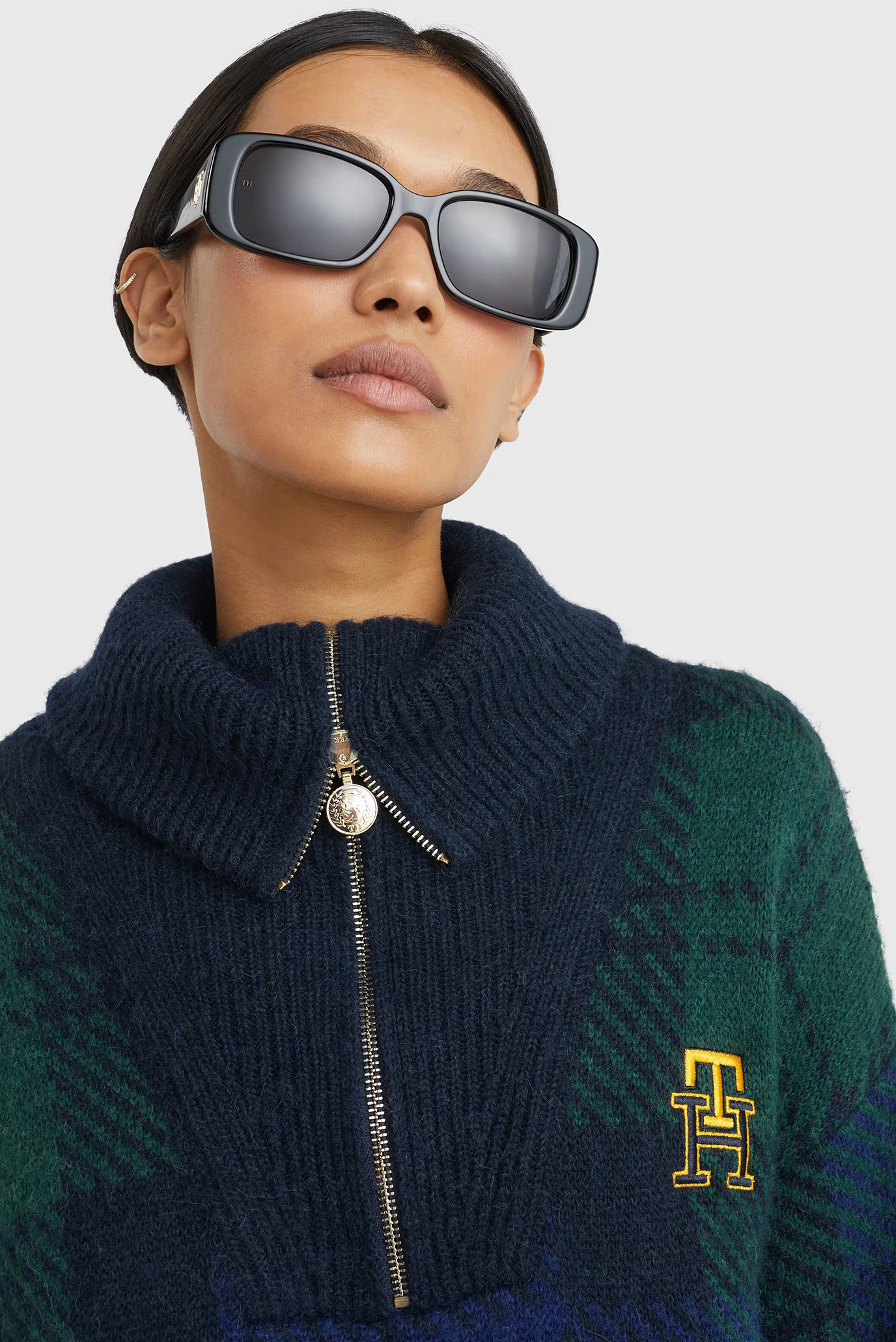 Свитер TARTAN HALF-ZIP SWEATER 4