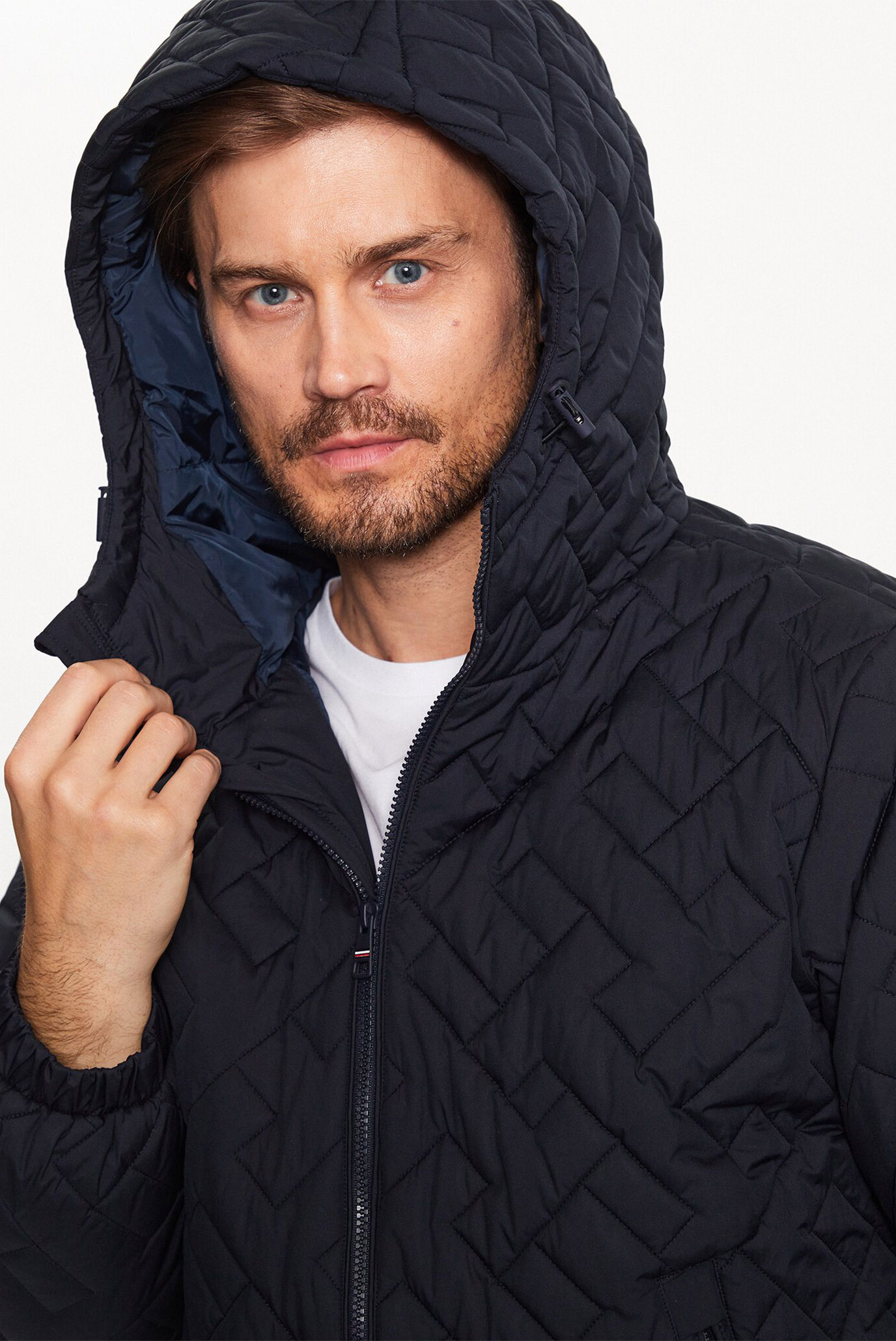 Мужская темно-синяя куртка MONOGRAM QUILTED HDD JACKET 4