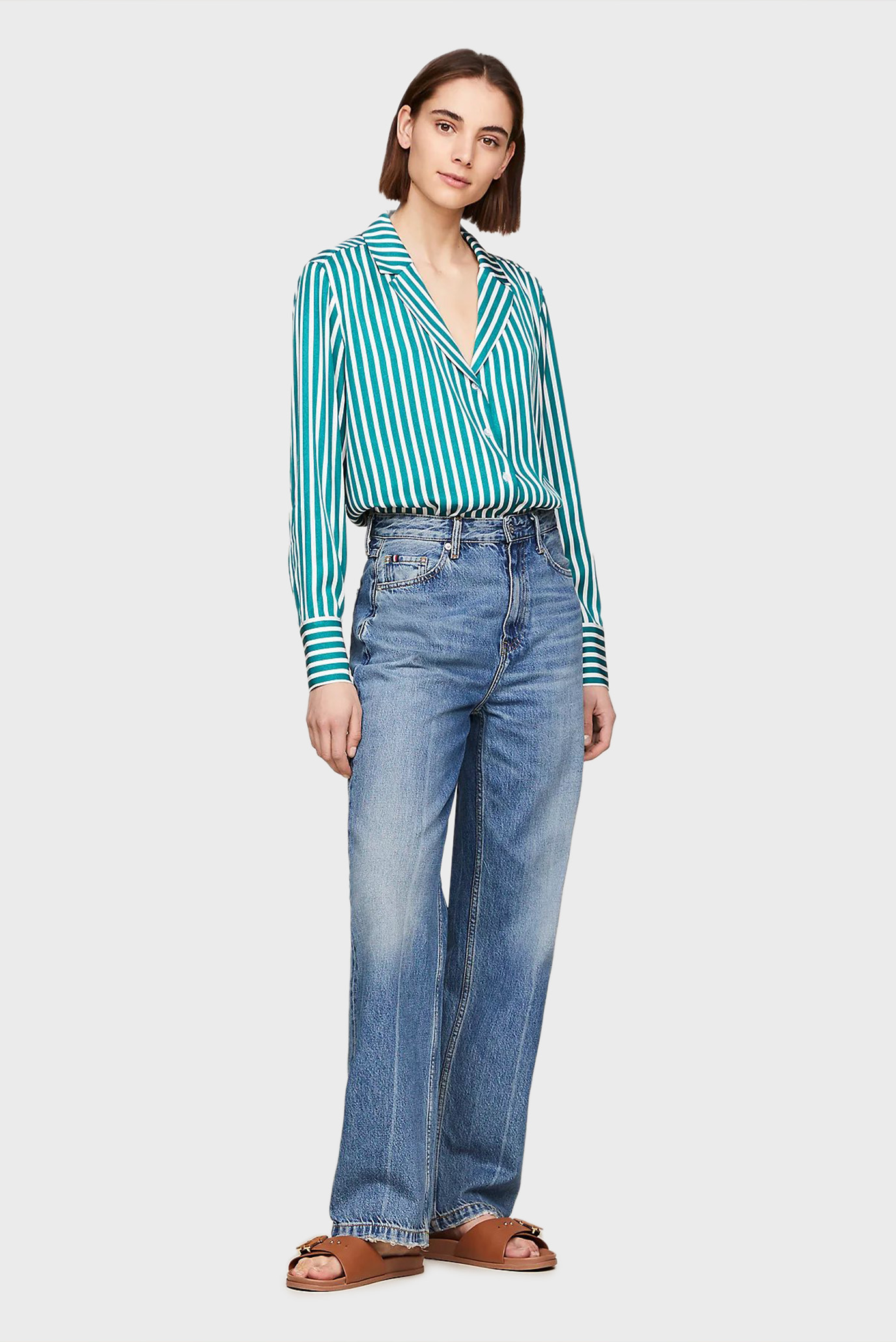 Рубашка FLUID STRIPE PJ LS SHIRT 5