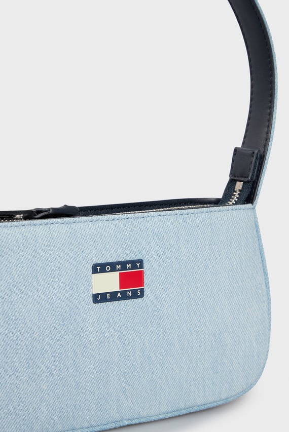 Женская голубая джинсовая сумка TJW ESS MUST SHOULDER BAG DENIM