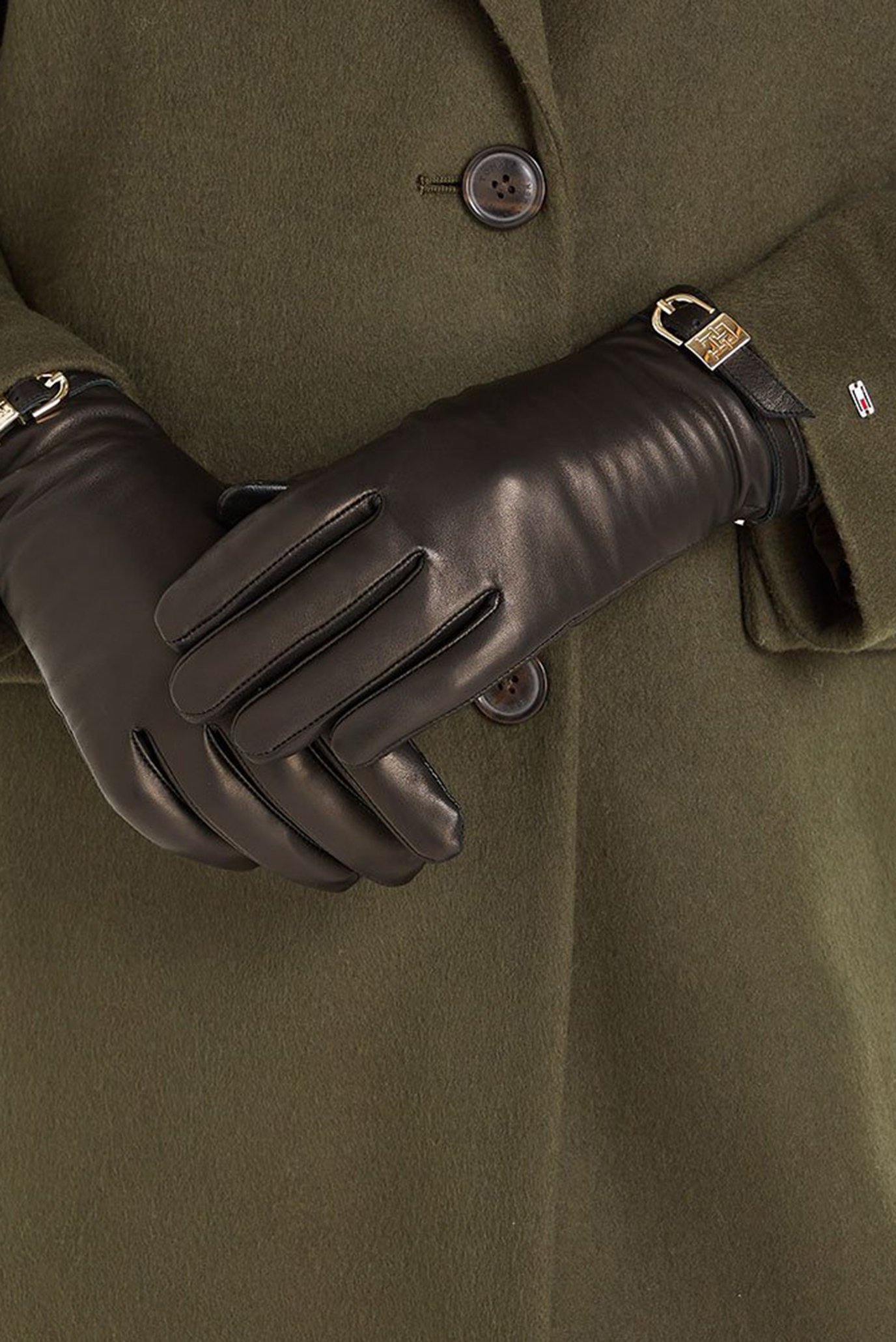 Перчатки TH EVENING LEATHER GLOVES 3