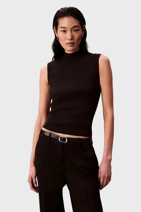 Топ Sleeveless Mockneck Calvin Klein