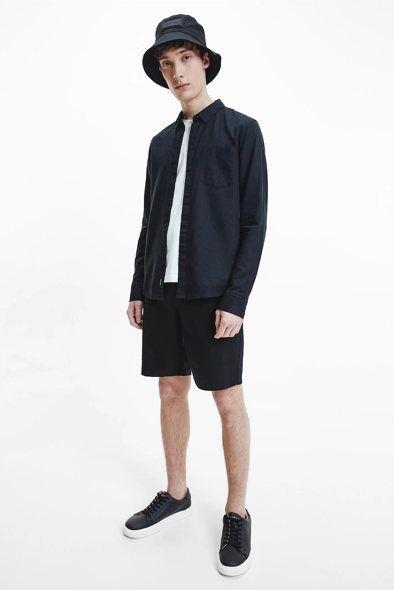 Рубашка LINEN COTTON REGULAR SHIRT 7