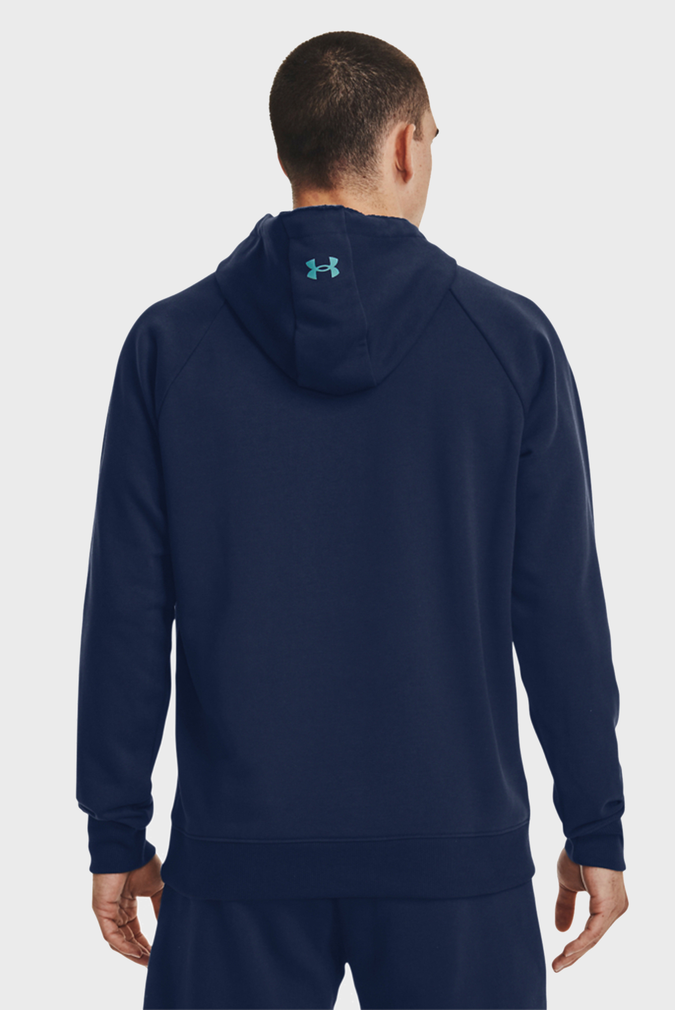 Мужское синее худи UA Pjt Rock Hvywght Terry HD 9