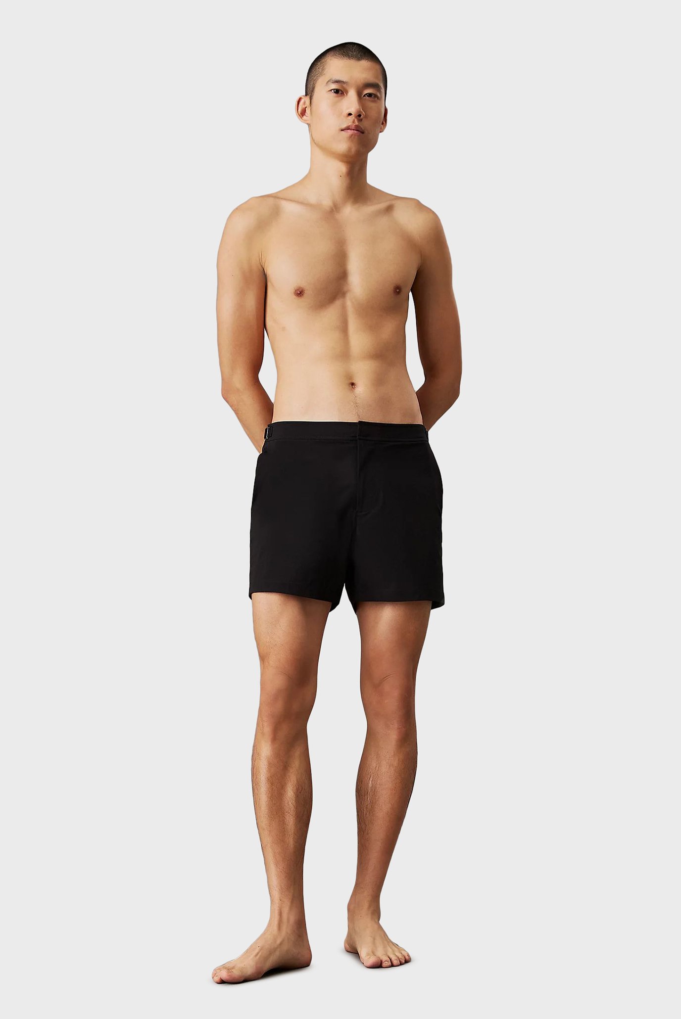 Мужские черные плавательные шорты MEDIUM TAILORED 3