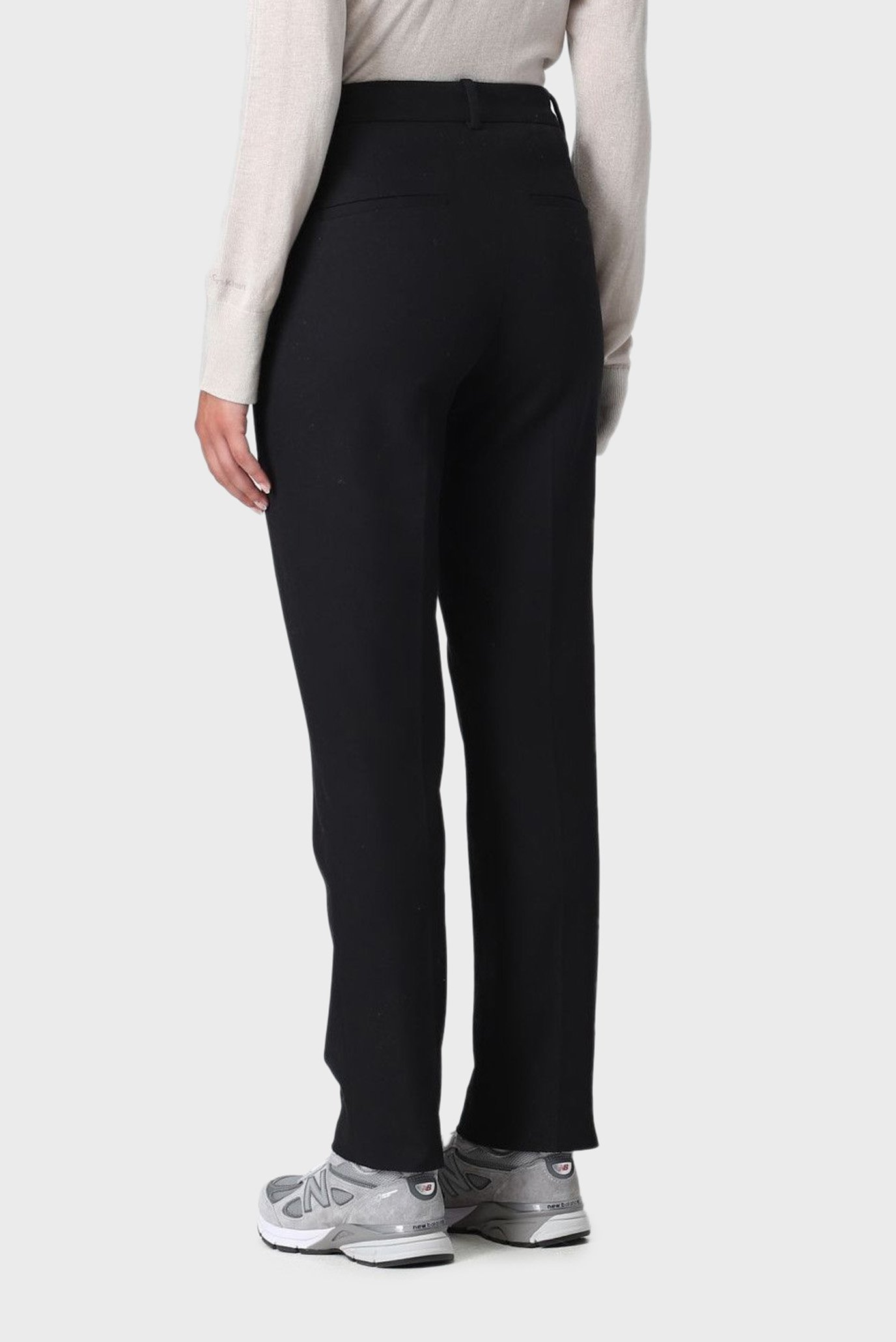 Женские черные брюки STRETCH GABARDINE SLIM ANKLECalvin Klein Женские черные брюки STRETCH GABARDINE SLIM ANKLE 6