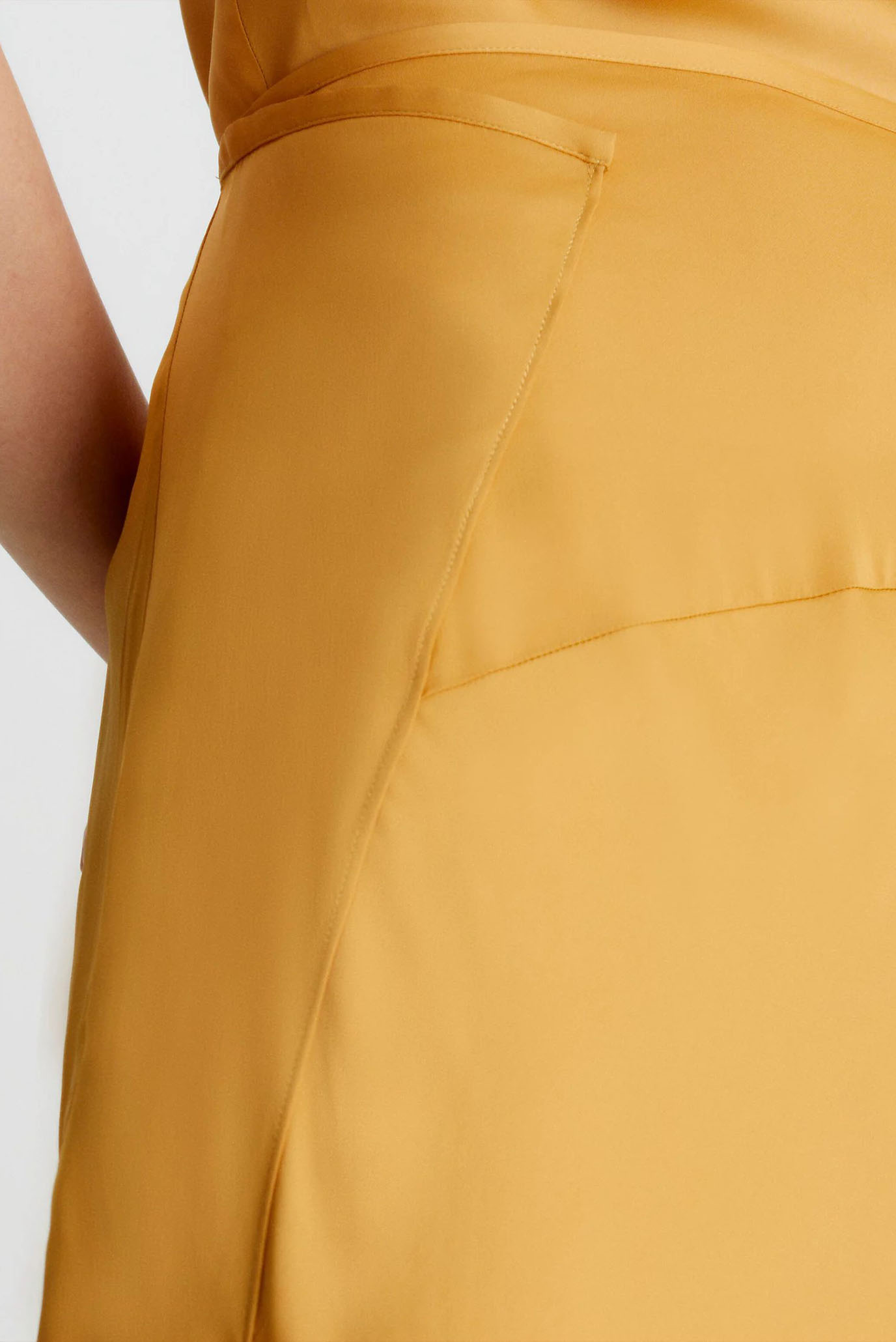 Юбка SATIN VISCOSE MAXI SKIRT 4