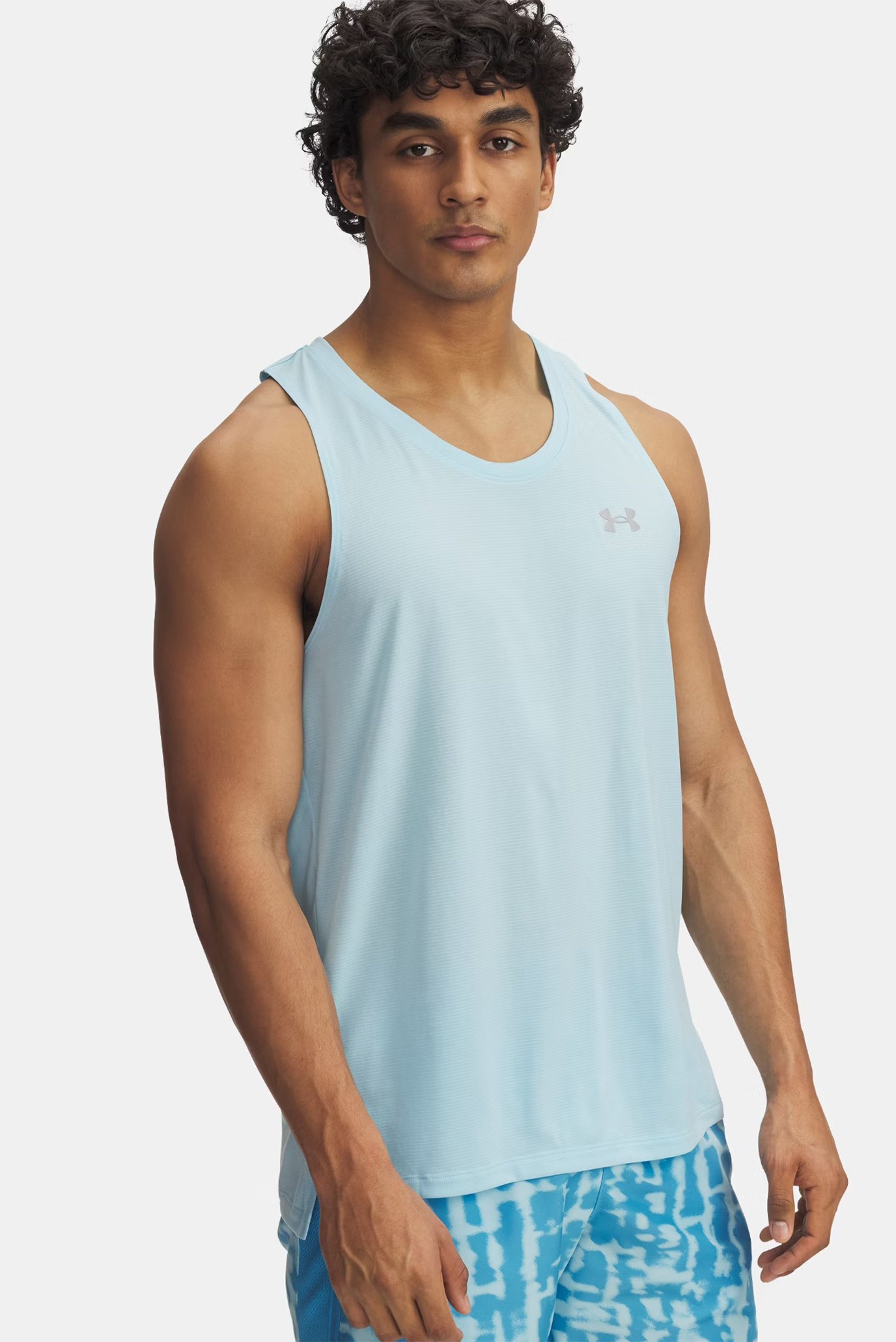 Майка UA LAUNCH SINGLET-BLU 1