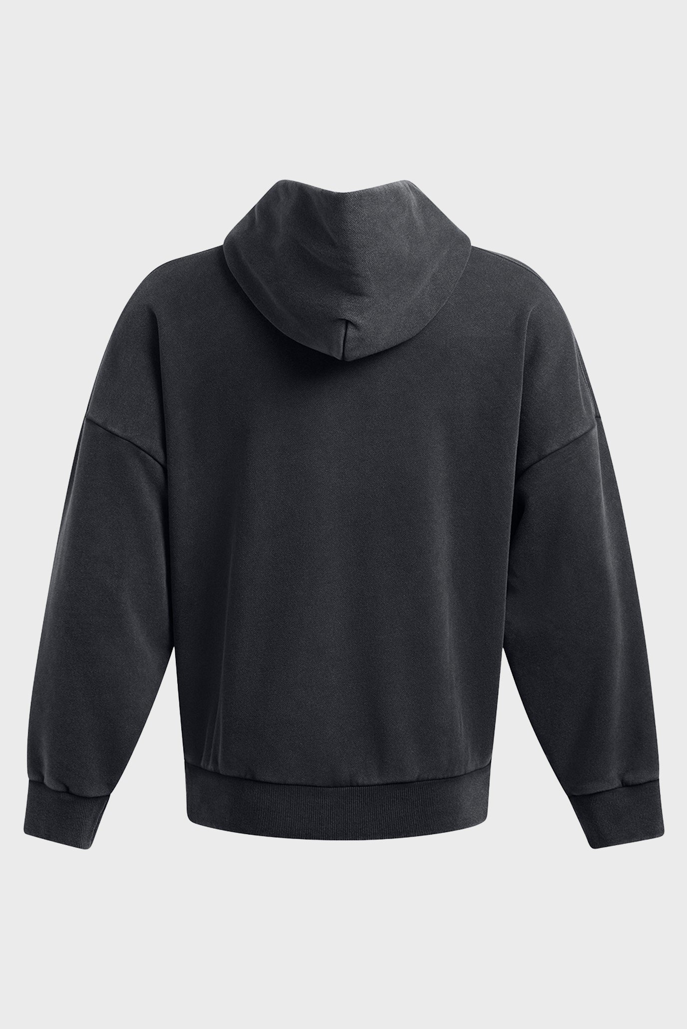 Мужское черное худи UA Icon HWT Flc Wash OS Hood 6