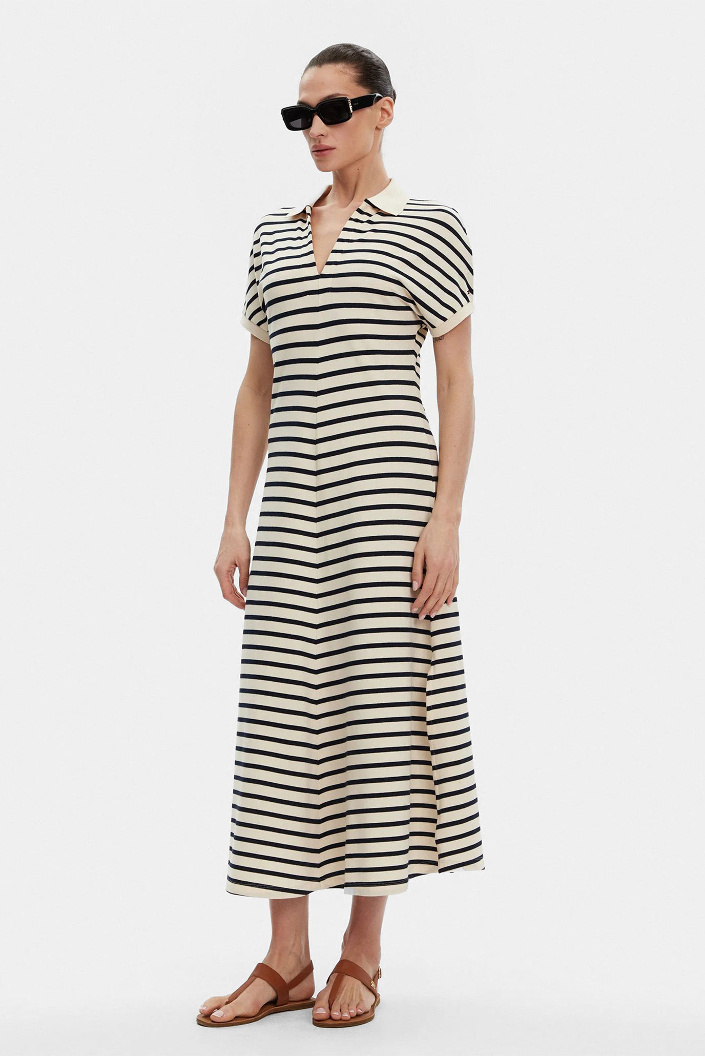 Платье LYOCELL OPEN-NK MIDI DRESS 2